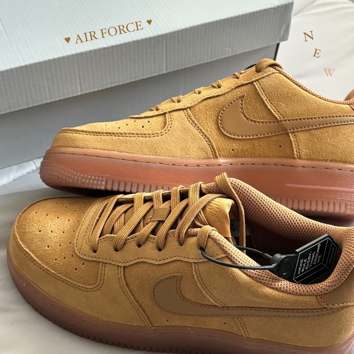 (GS) Nike Air Force 1 LV8 3 Wheat 착용 스타일