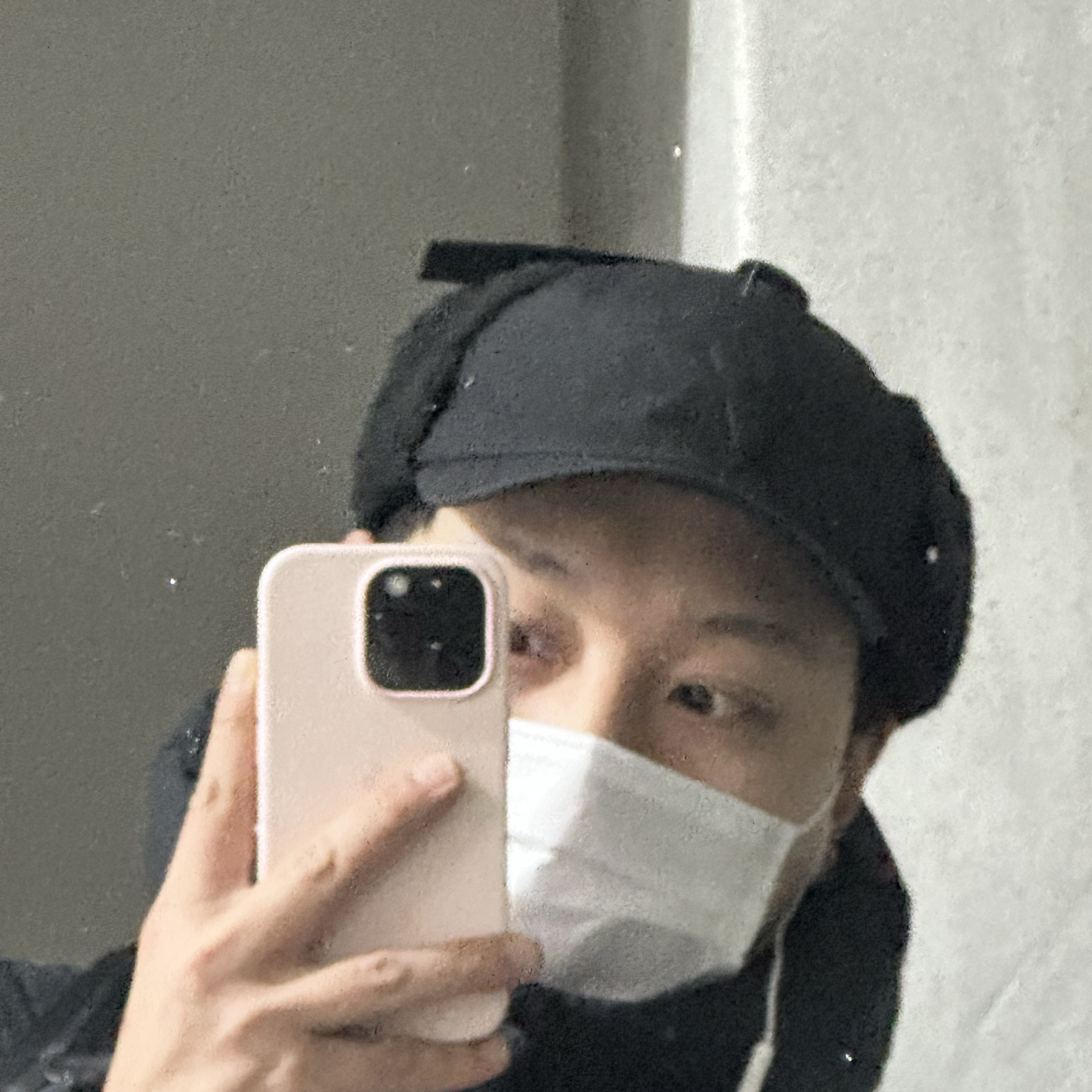 Palace x C.P. Company Goggle Ear Flap P-Cap Black - 23FW 착용 스타일