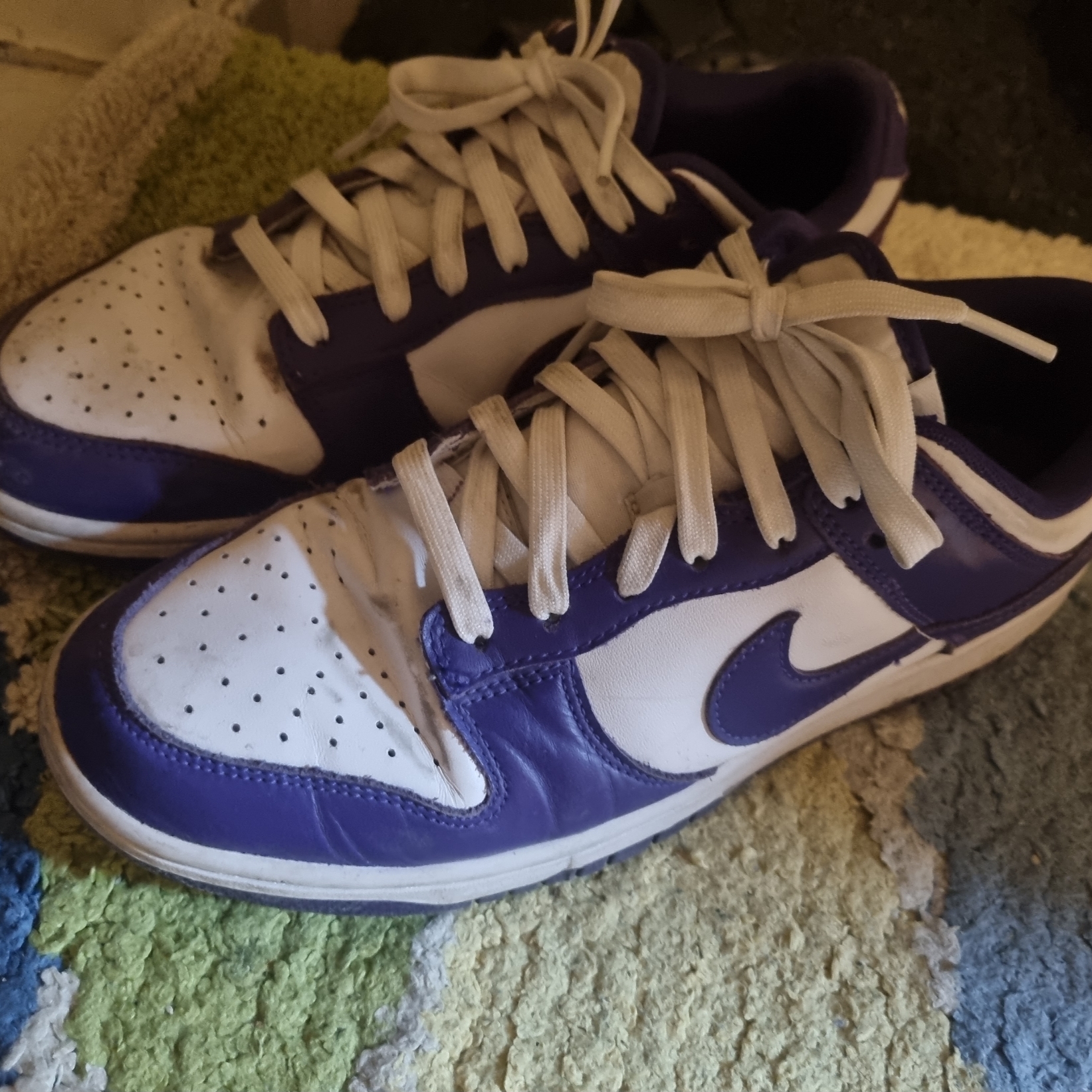 Nike Dunk Low Retro Championship Court Purple 착용 스타일