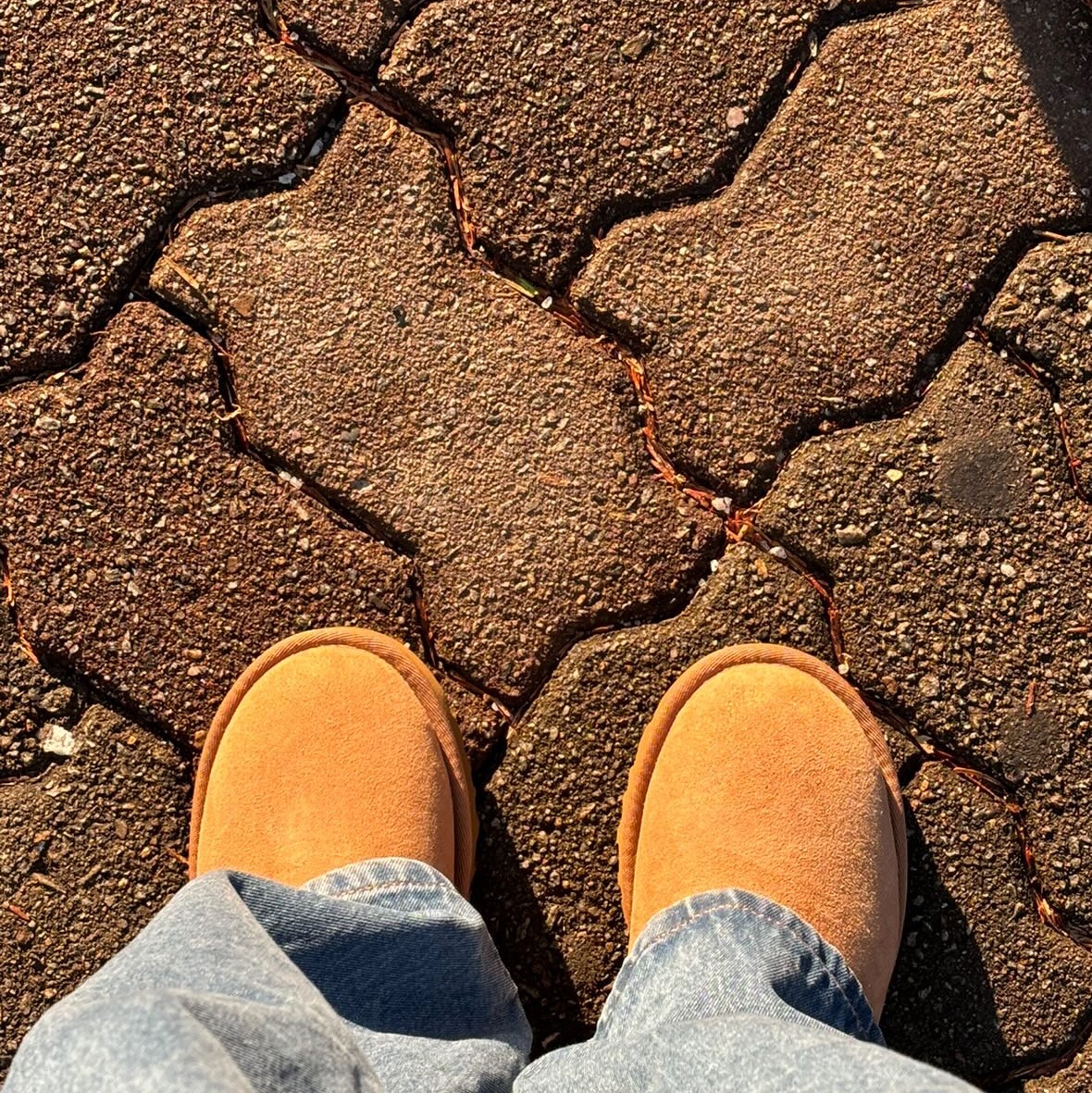 (W) UGG Classic Mini II Boots Chestnut 착용 스타일