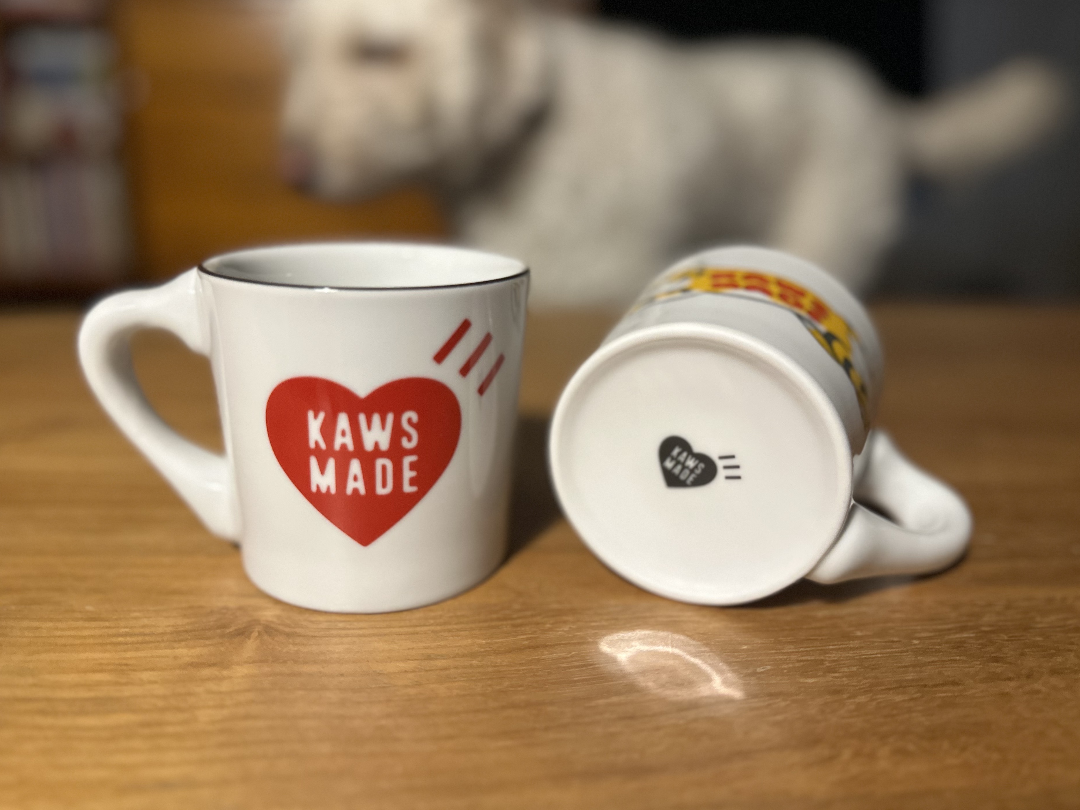 Human Made x Kaws Coffee Mug #1 White, Human Made x Kaws Coffee Mug #2 White 착용 스타일 - 3