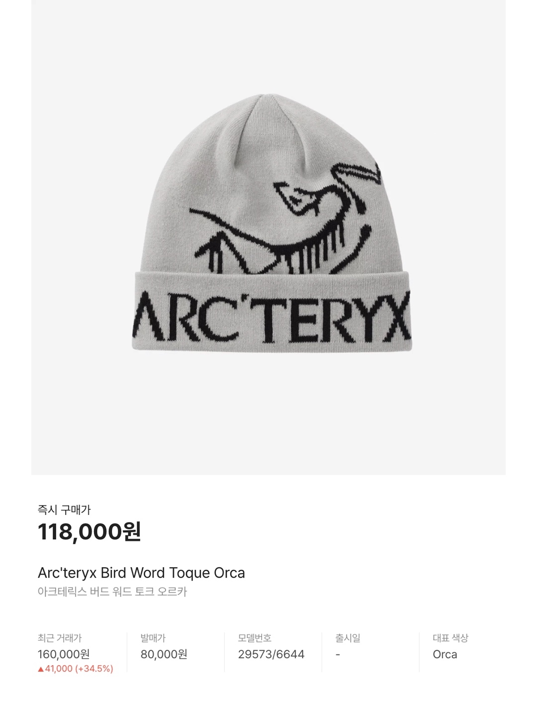 Arc'teryx Grotto Toque Arctic Silk Warm Stone, Arc'teryx Lightweight Grotto Toque Orca 착용 스타일 - 6