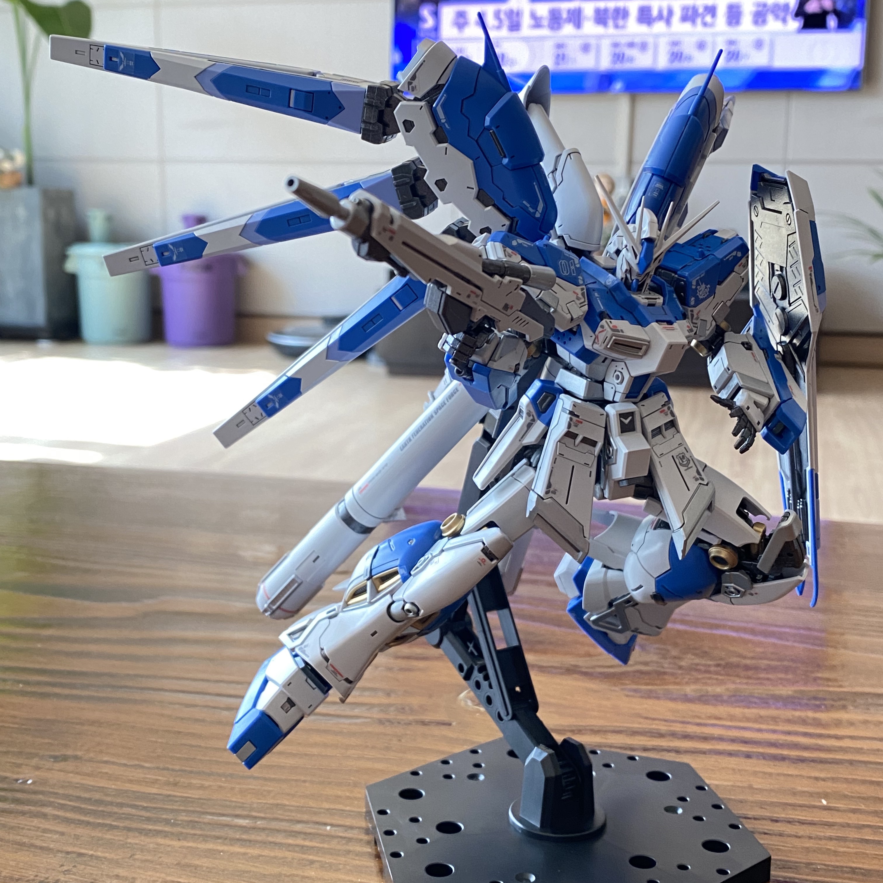 Bandai RG RX-93-V2 Hi-V Gundam 착용 스타일