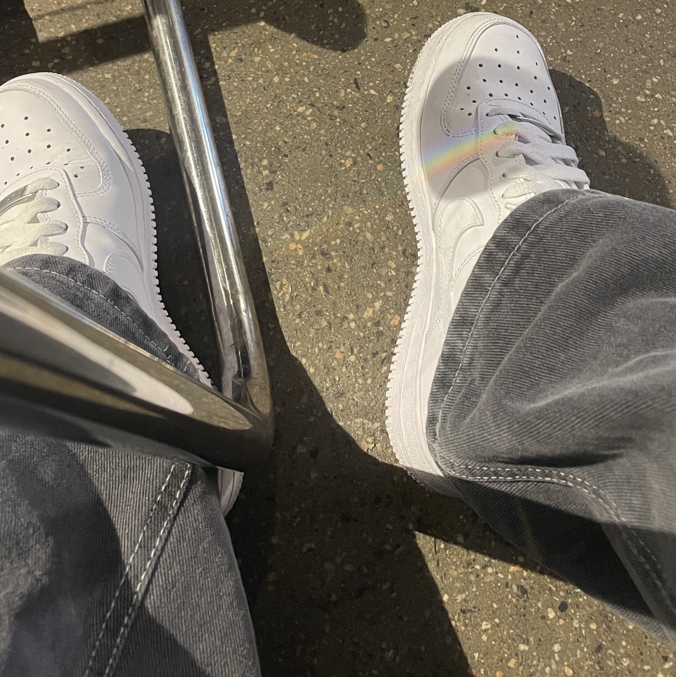 (W) Nike Air Force 1 '07 Low White 착용 스타일