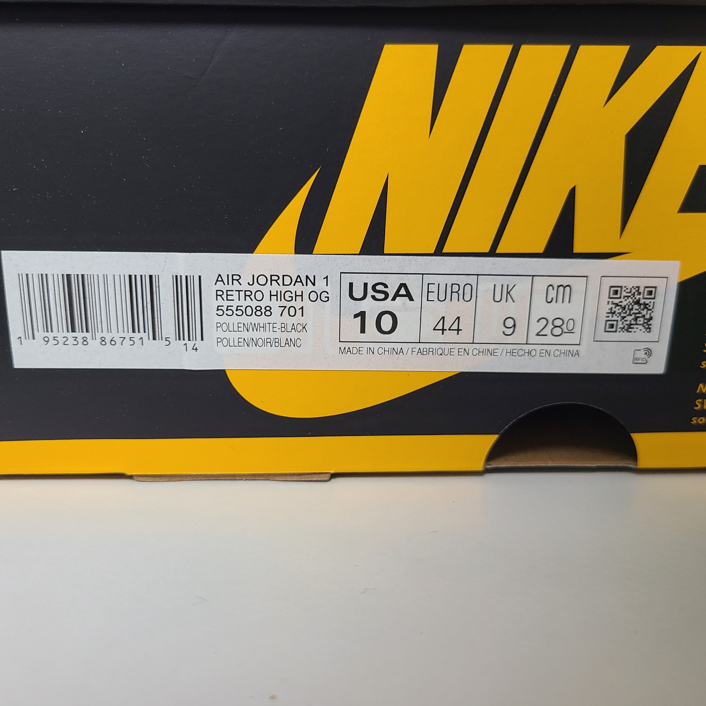 Jordan 1 Retro High OG Pollen 착용 스타일 - 8