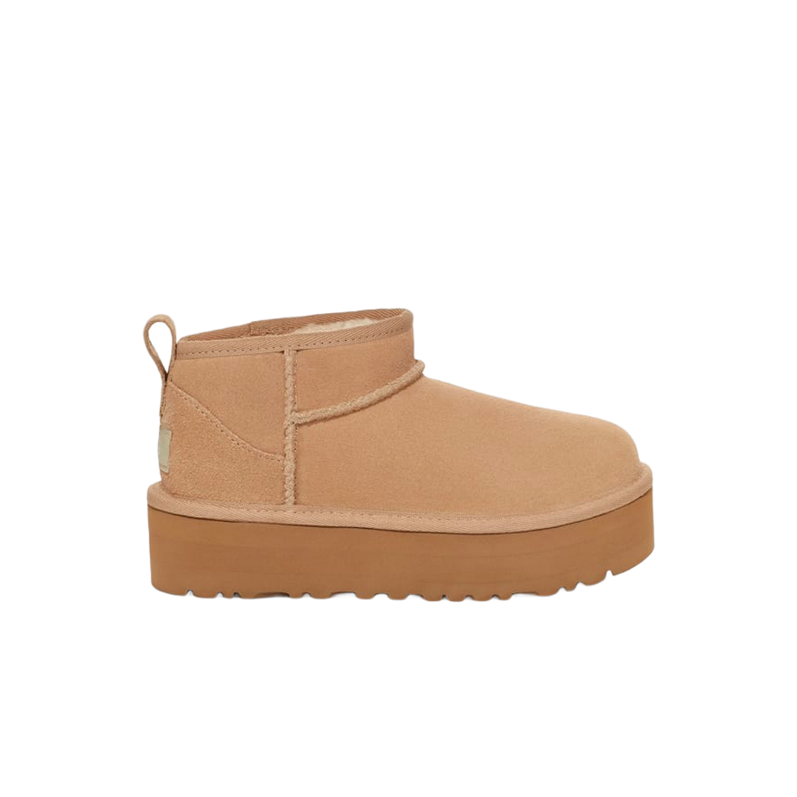 (키즈) 어그 클래식 울트라 미니 플랫폼 샌드((Kids) UGG Classic Ultra Mini Platform Sand)