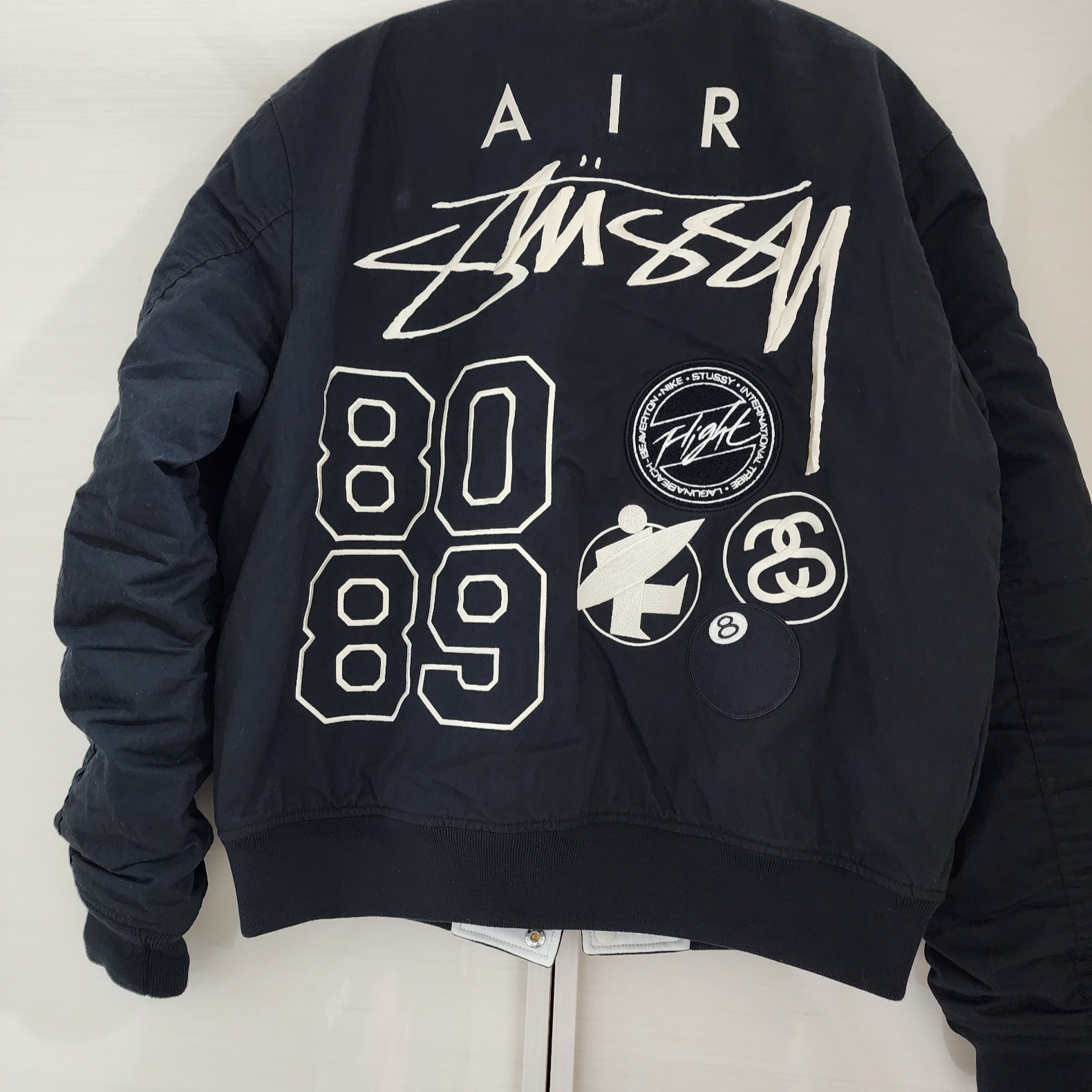 Nike x Stussy Reversible Jacket Black (FJ9153-010) 착용 스타일