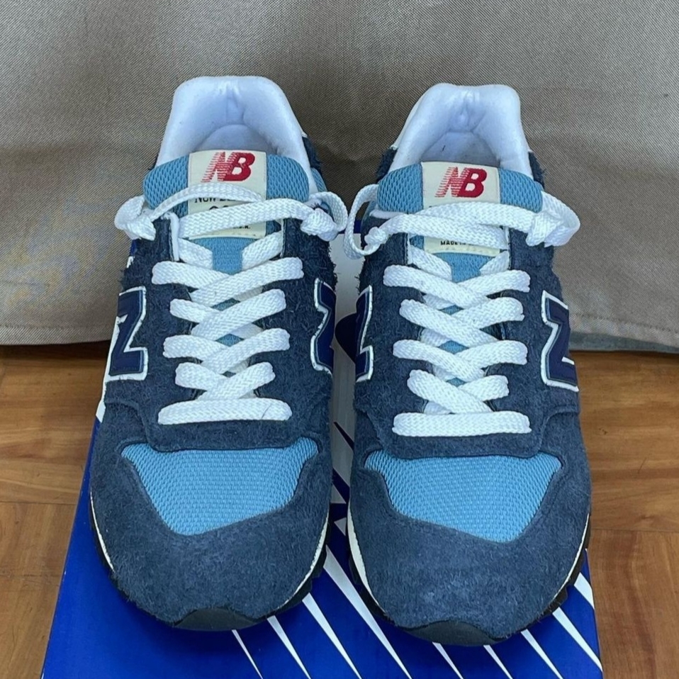 New Balance Made in USA 996 Navy 착용 스타일