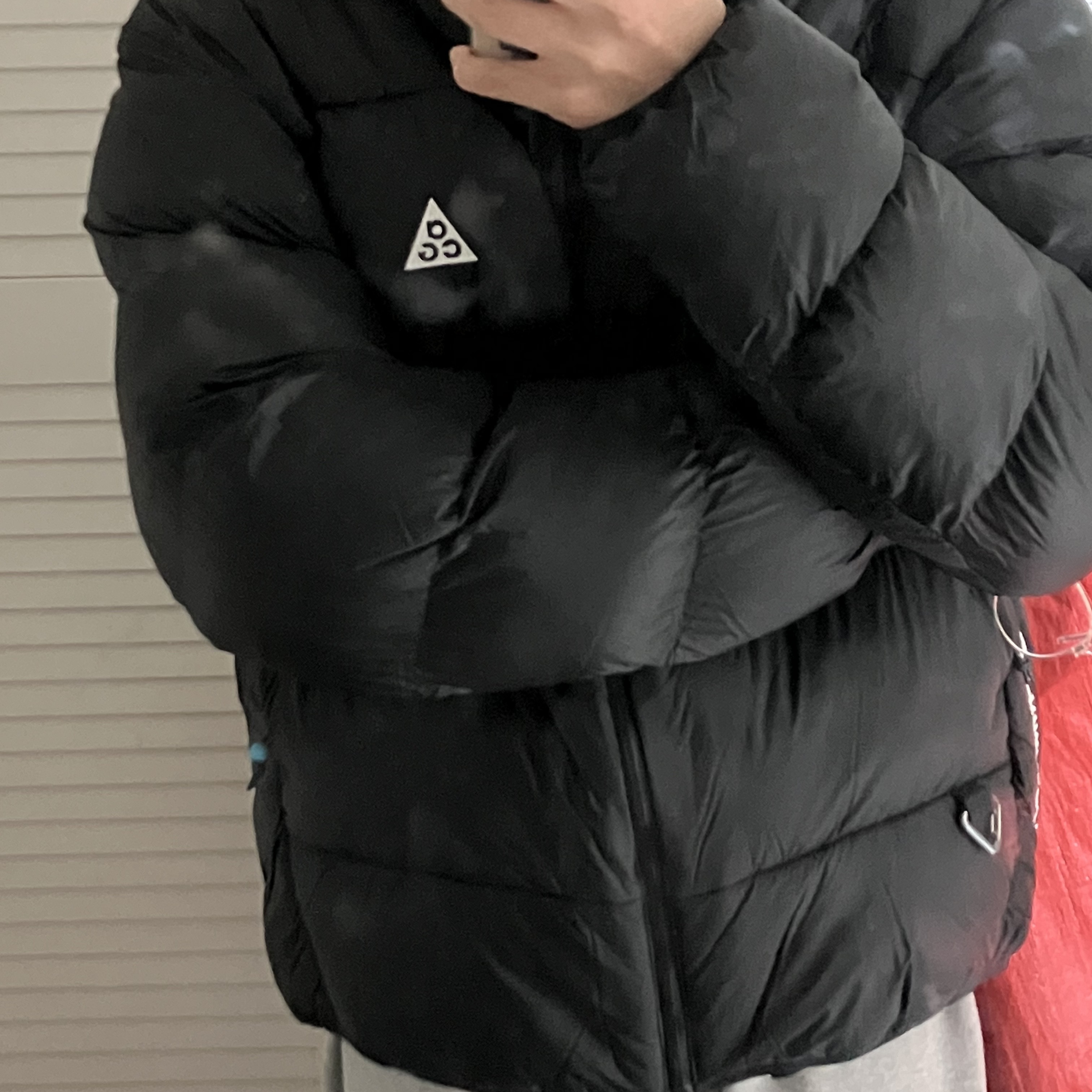 Nike ACG Therma-Fit ADV Lunar Lake Puffer Jacket Black - Asia 착용 스타일