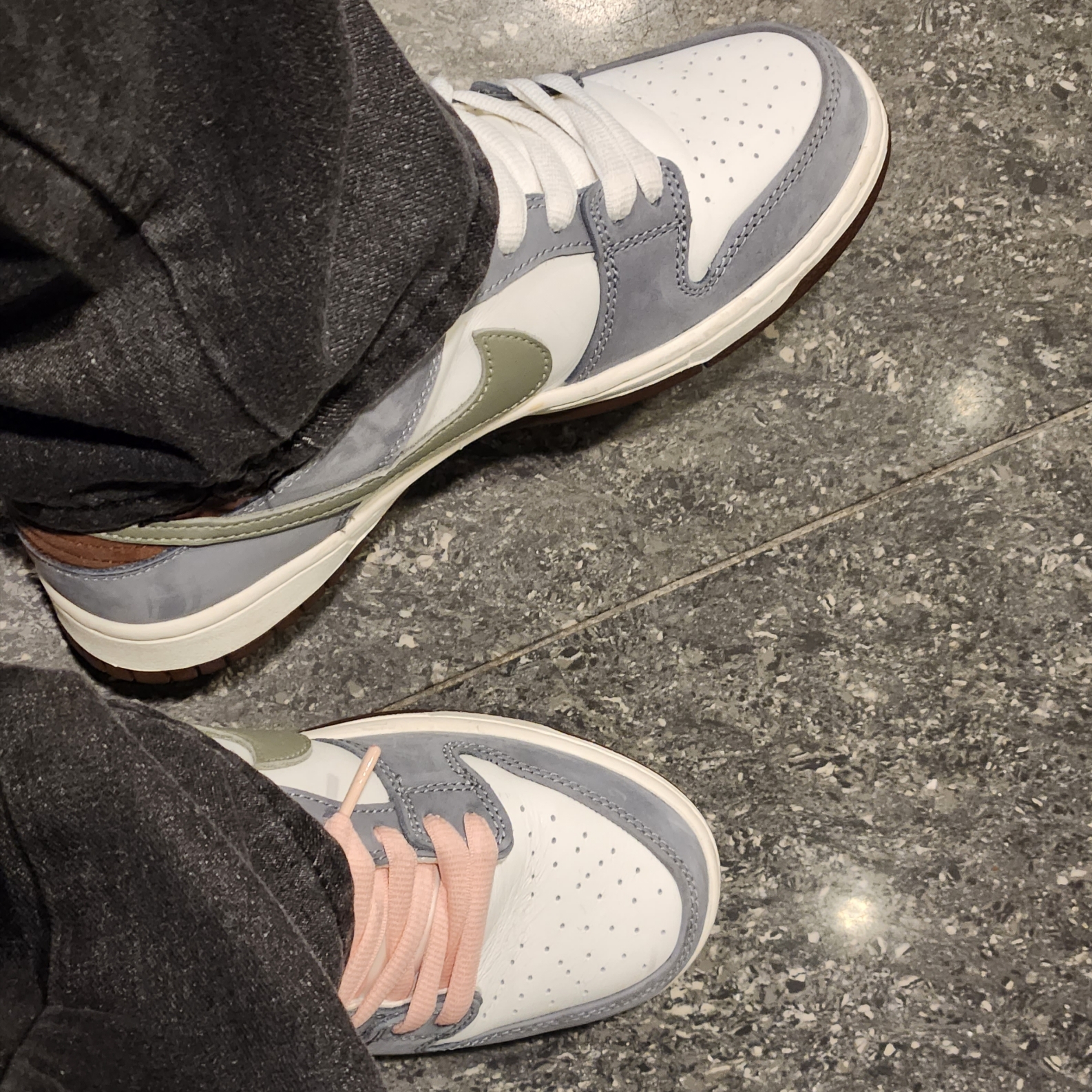 Nike x Yuto Horigome SB Dunk Low Wolf Grey 착용 스타일