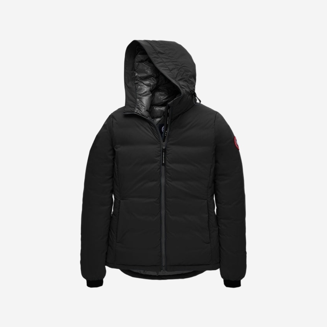 (W) Canada Goose Camp Hoody Down Jacket Black 상세 이미지 1