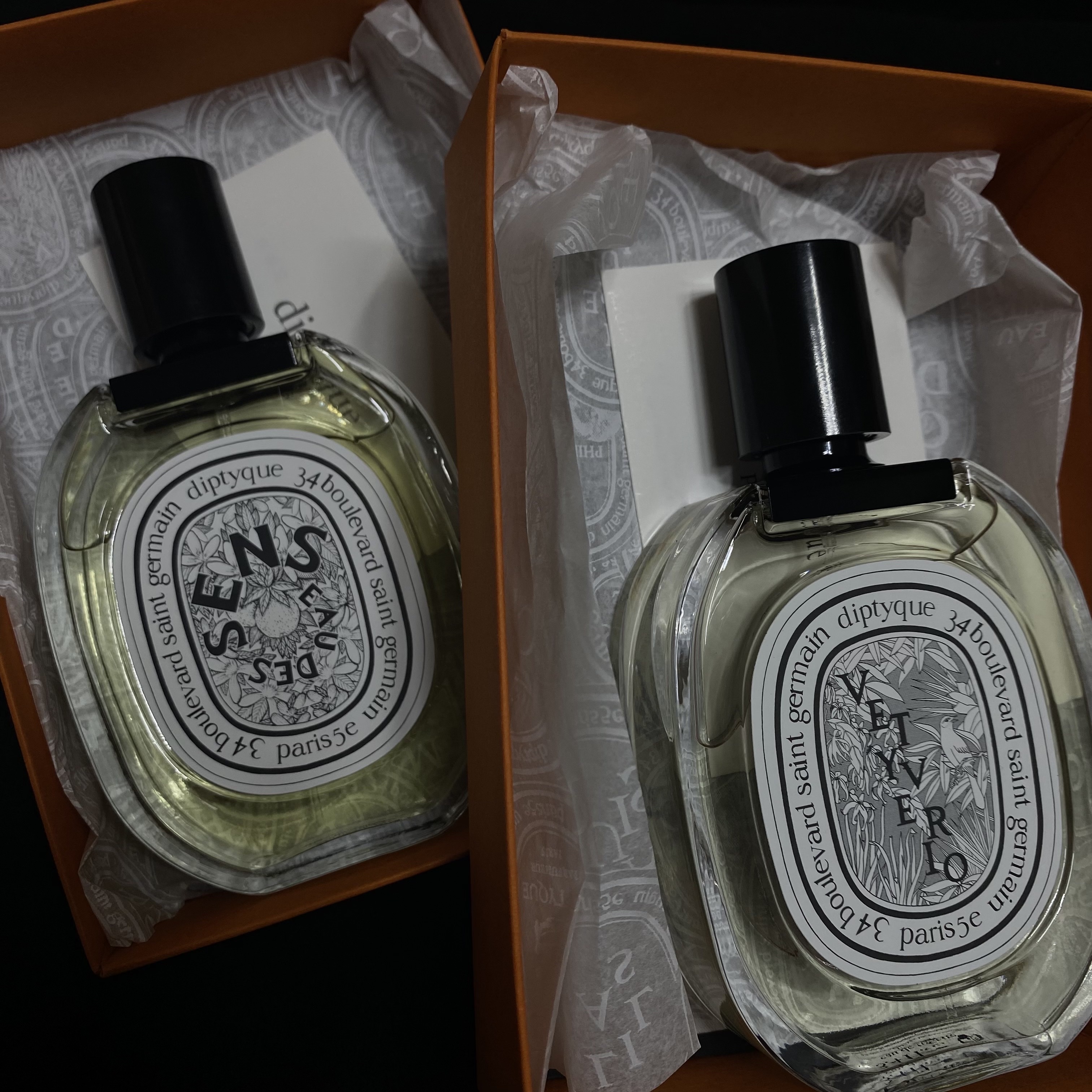 Diptyque Vetyverio Eau De Toilette 100ml, Diptyque L'eau Papier Eau De Toilette 100ml 착용 스타일