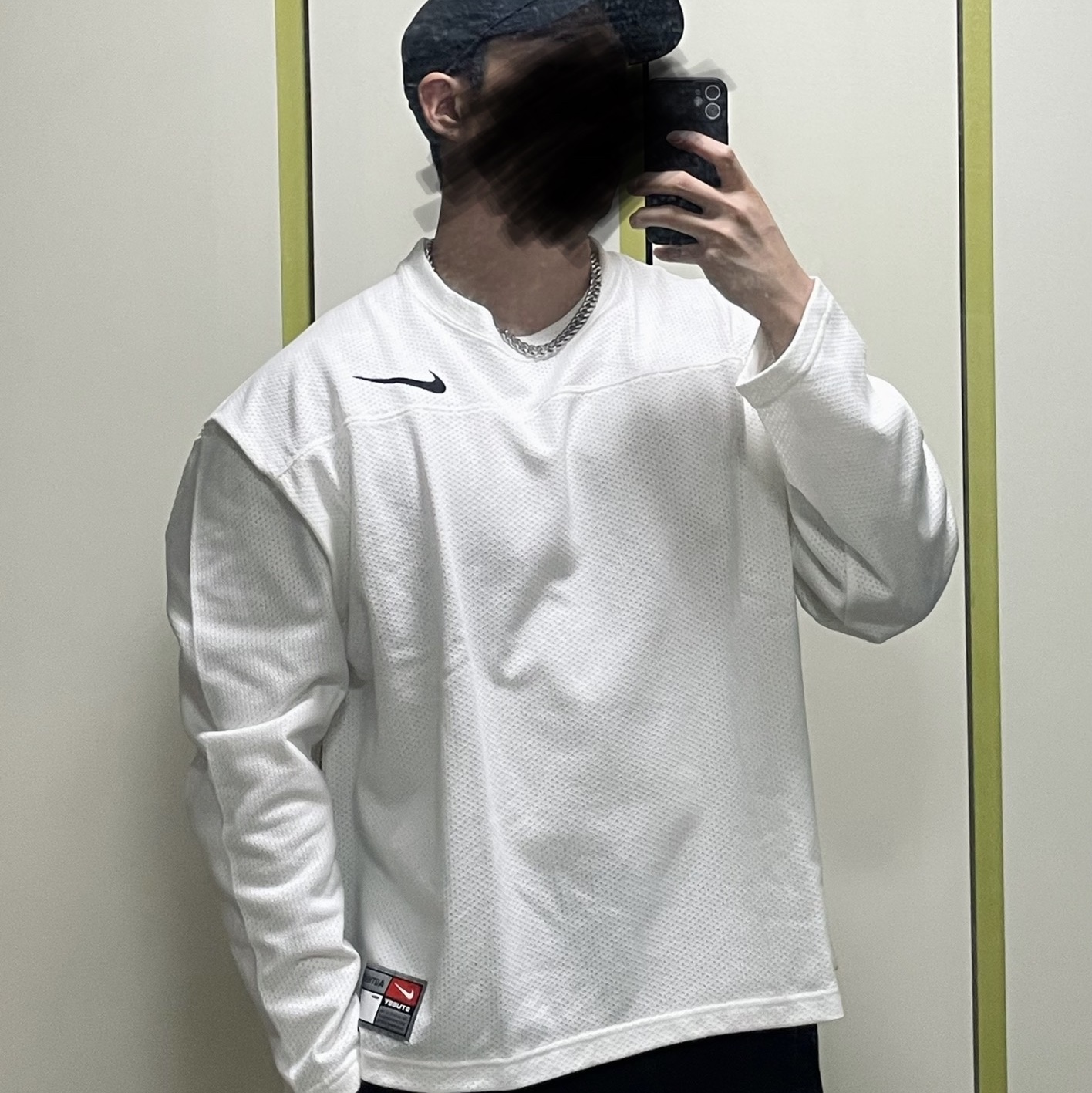 Nike x Stussy Long Sleeve Top Sail (FJ9164-133) 착용 스타일