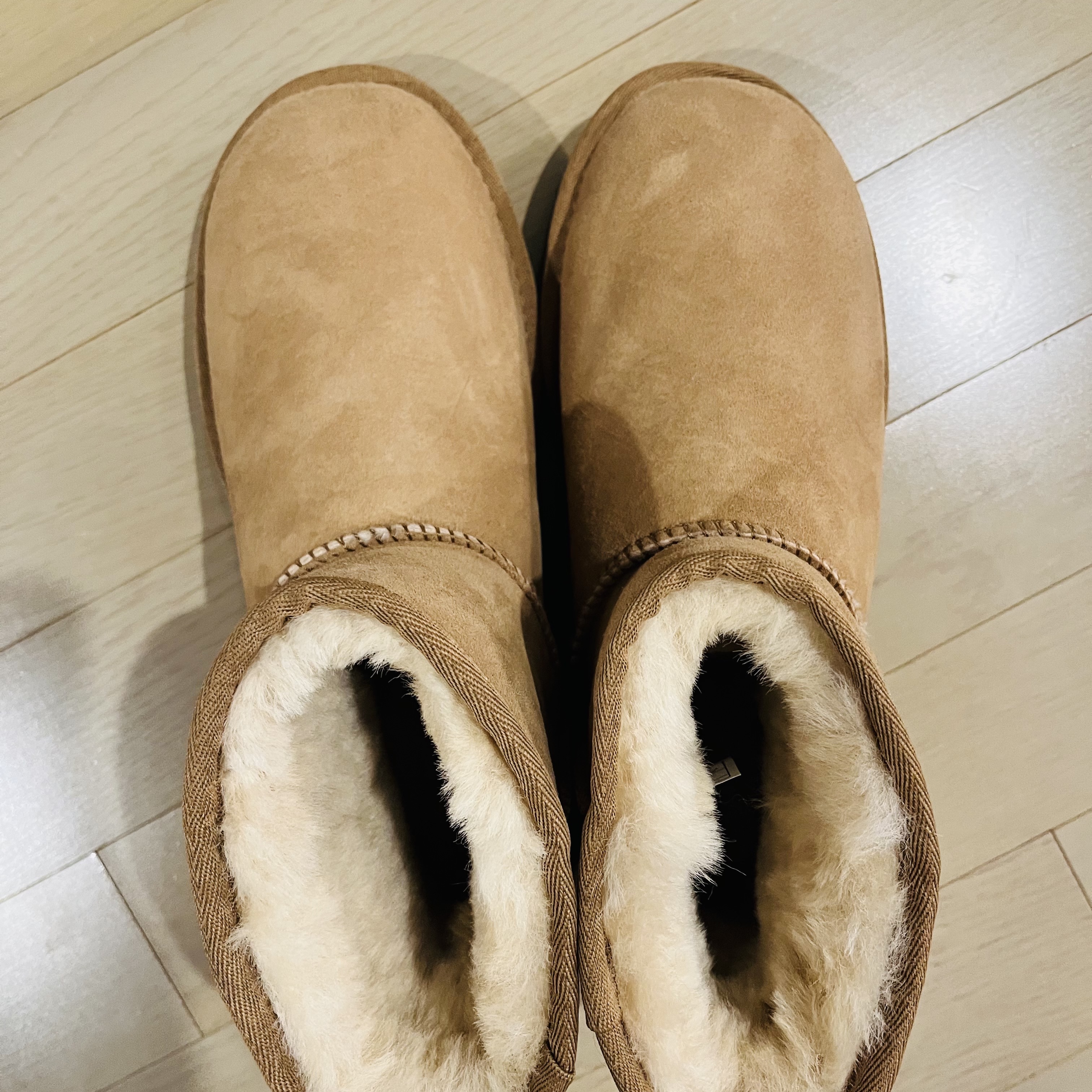 (W) UGG Classic Mini II Boots Chestnut 착용 스타일
