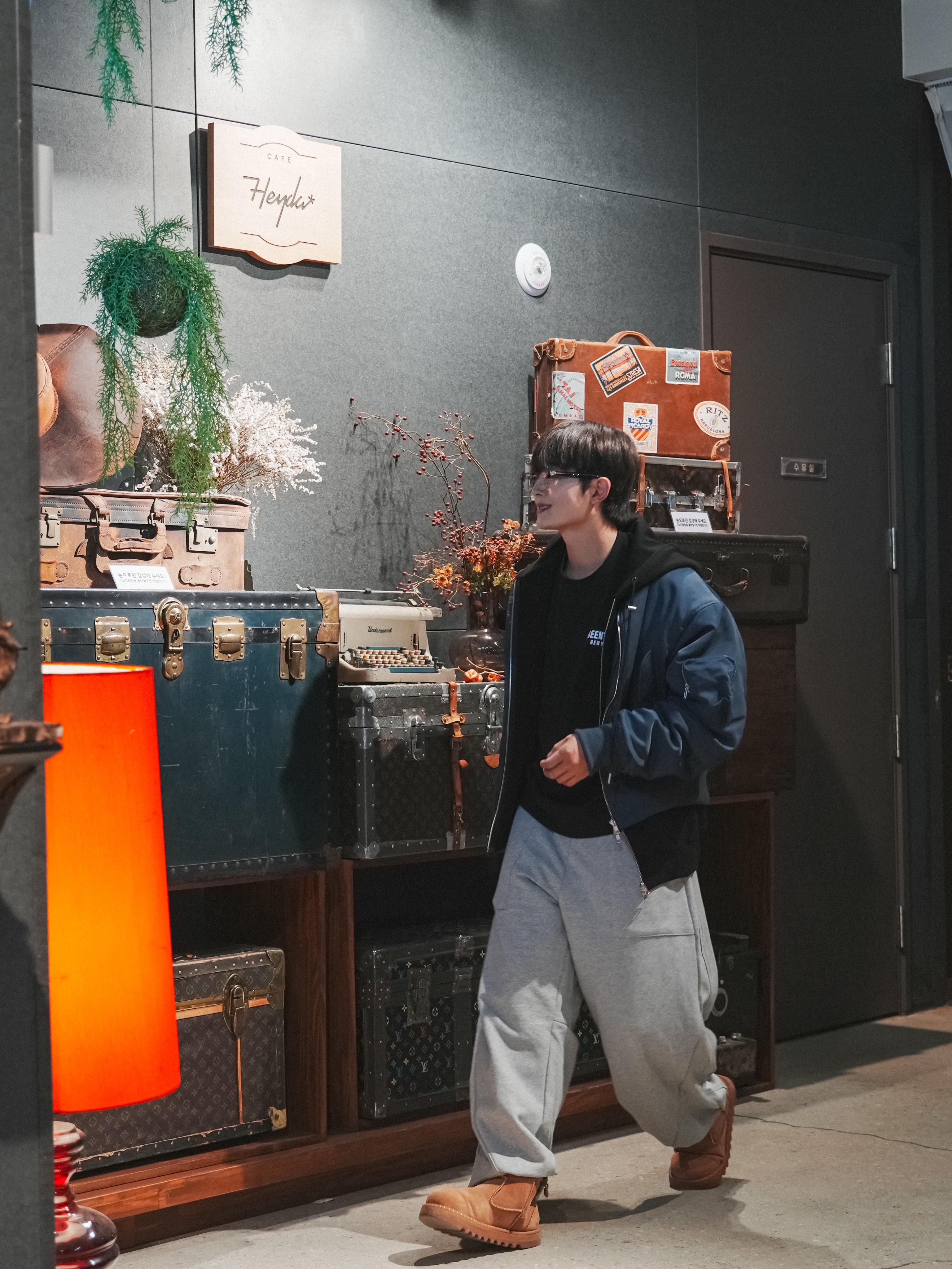 Kinchi Mistake Project Toboo Brown 착용 스타일 - 3