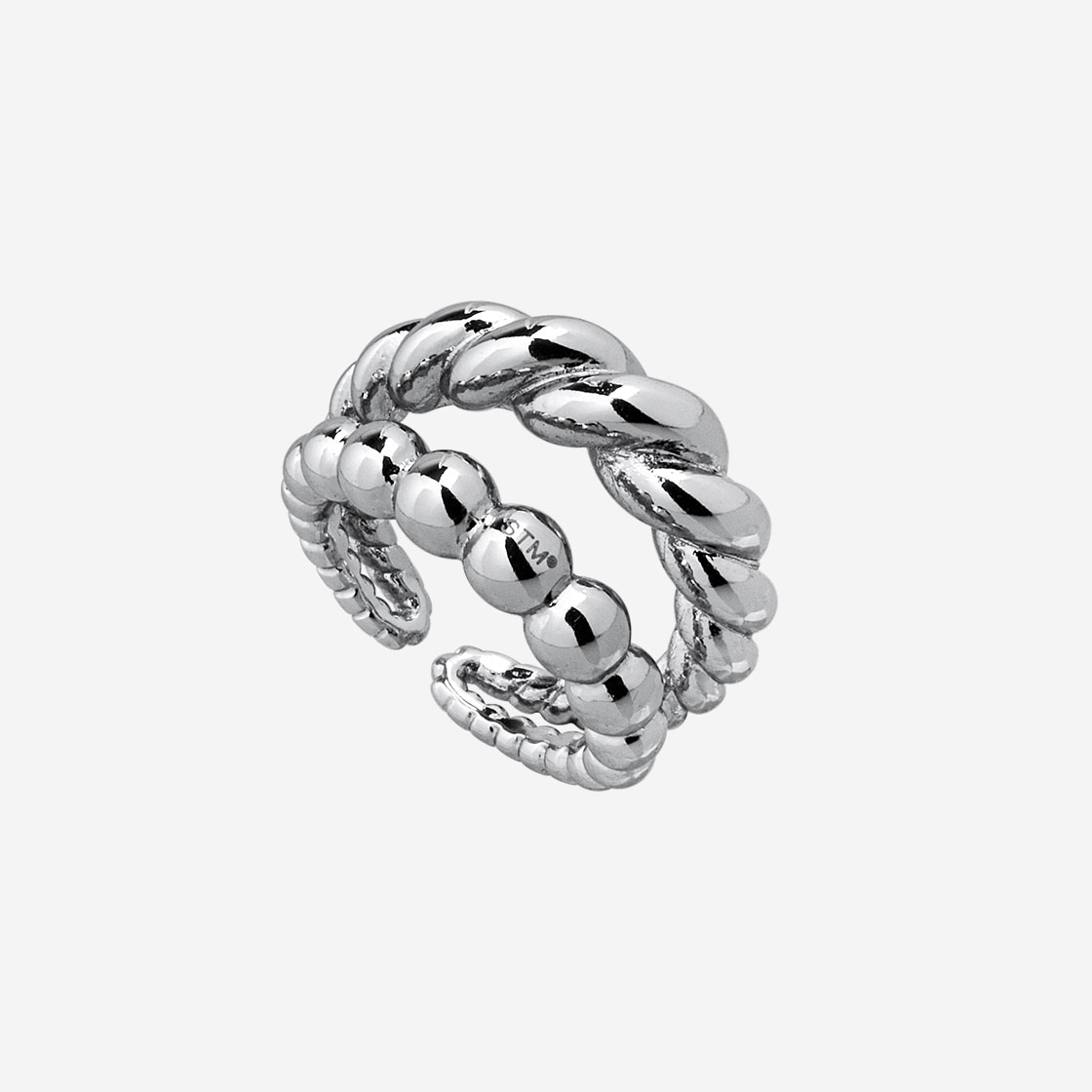 센티멍 넘버 447 링 실버