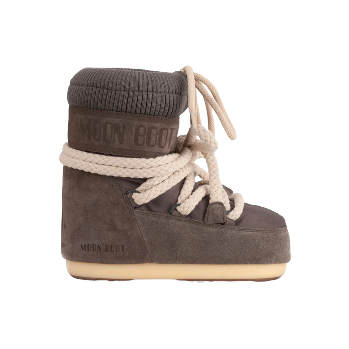 (W) 문부츠 x 케이스스터디 CS 아이콘 로우 부츠 토프((W) Moon Boot x Casestudy CS Icon Low Boots Taupe)