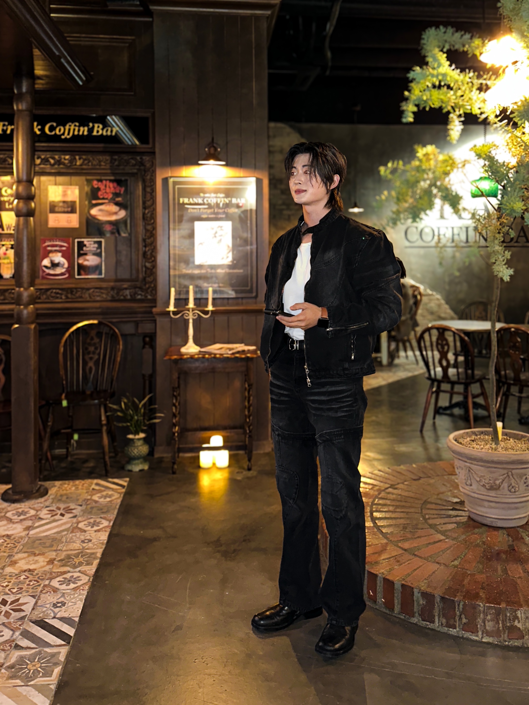 Kinchi Oddly - 701 (a) Black 착용 스타일 - 2