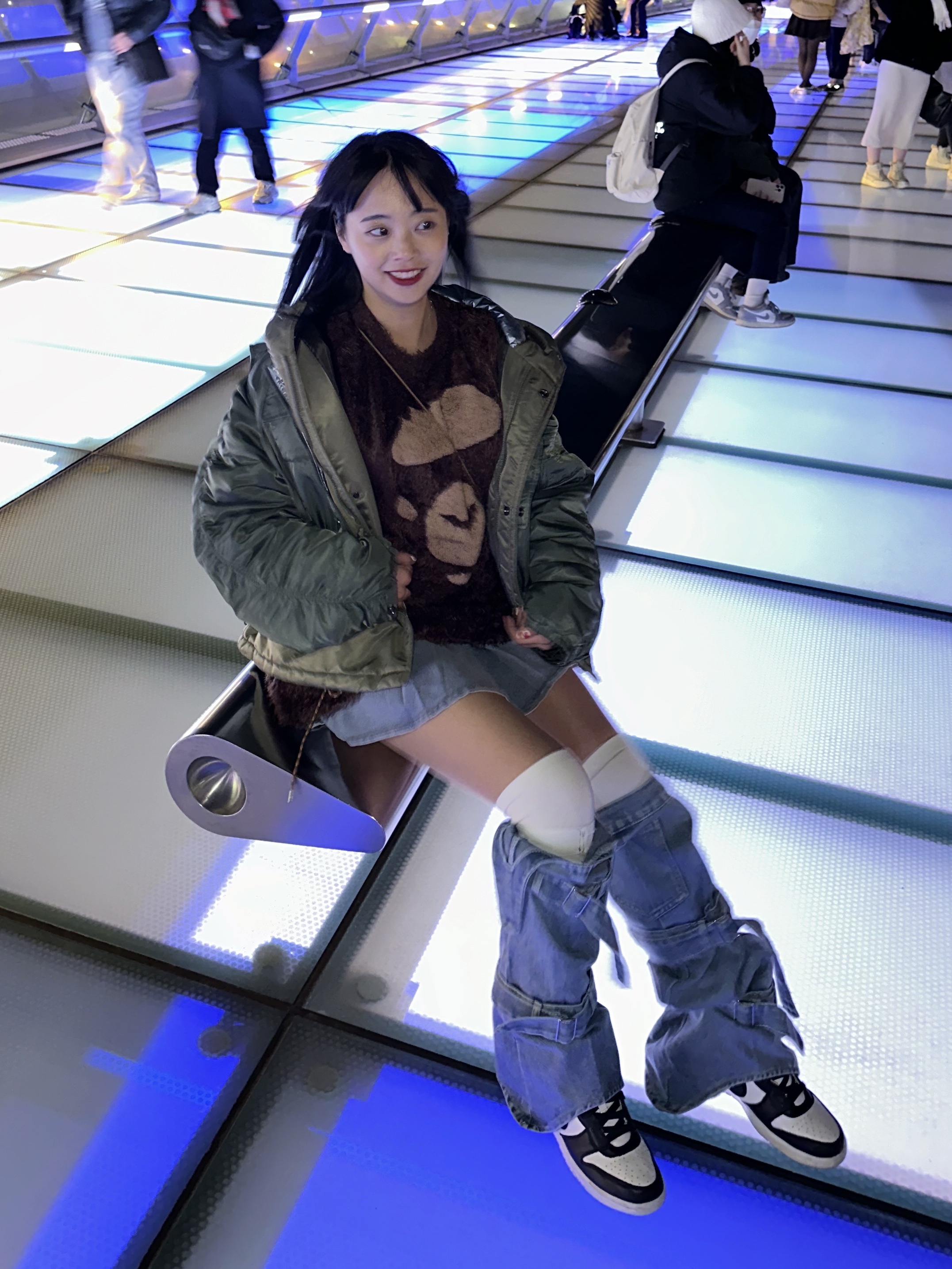Nike x Ambush Dunk High Black 착용 스타일 - 2