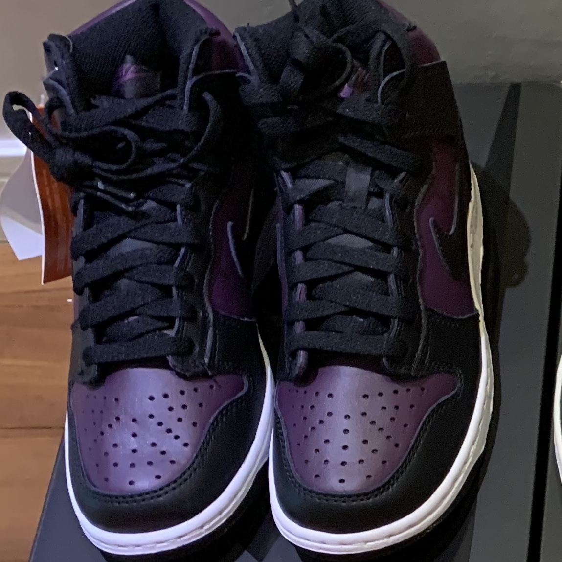 Nike x Fragment Dunk High Black 착용 스타일