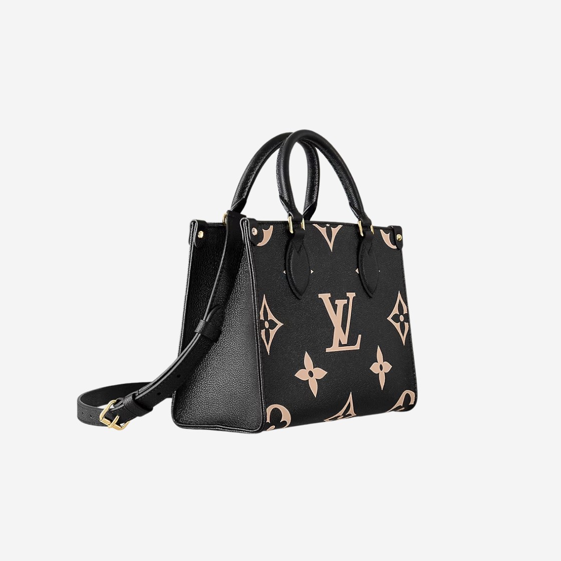 Louis Vuitton Onthego PM Monogram Empreinte Black Beige 상세 이미지 2