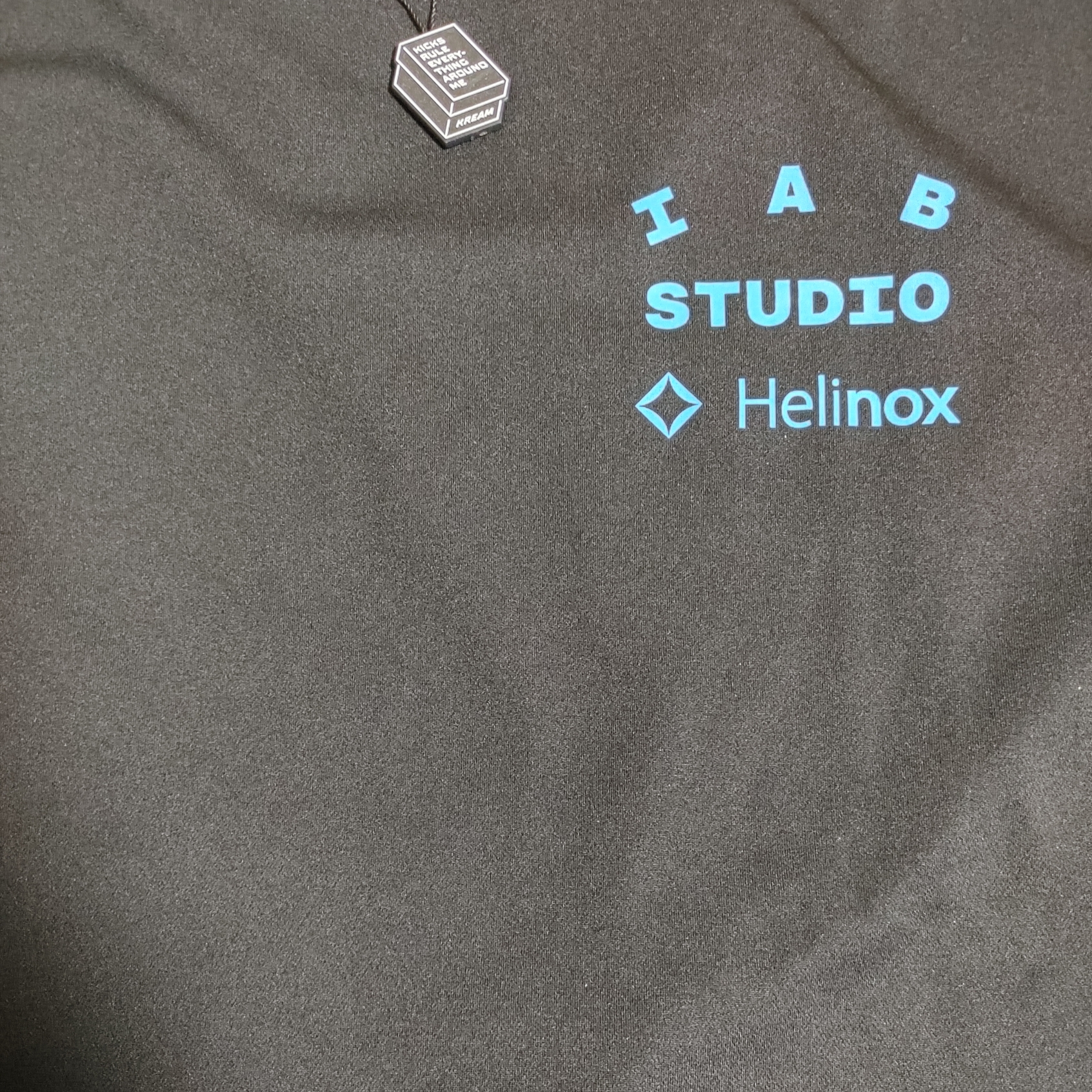 IAB Studio x Helinox T-Shirt Black 착용 스타일