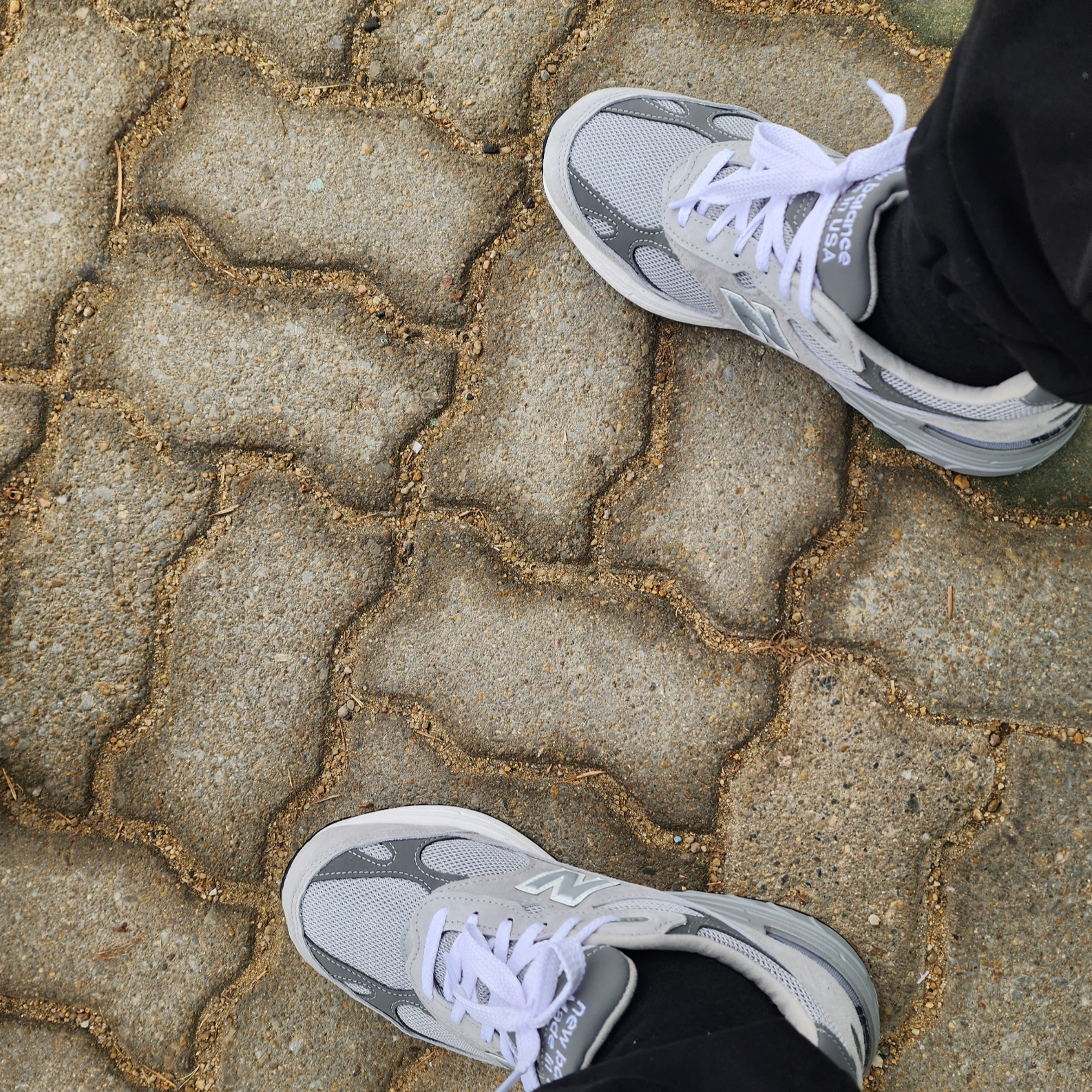 New Balance 993 Made in USA Grey - D Standard 착용 스타일 - 2