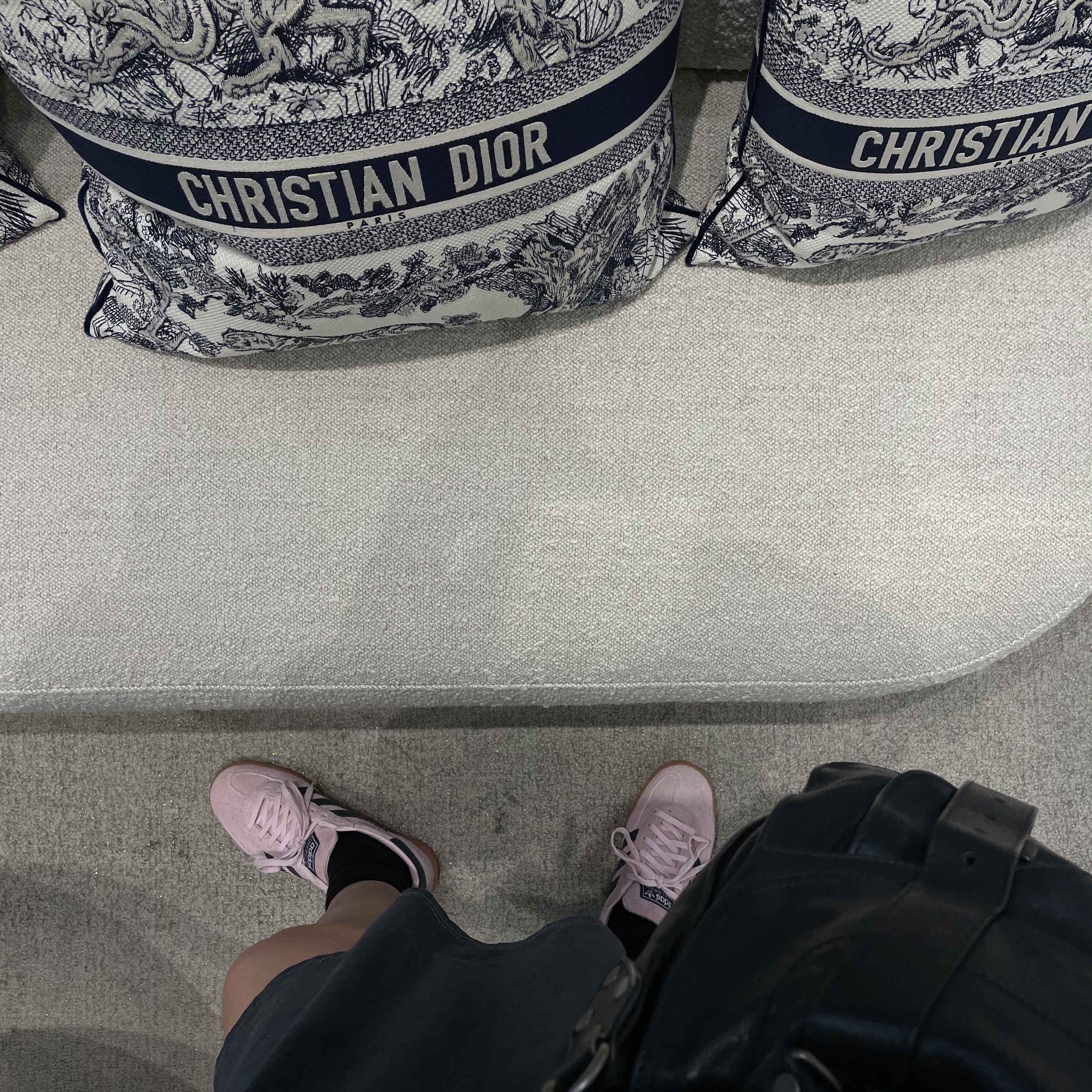 (W) Adidas Spezial Handball Clear Pink 착용 스타일 - 2