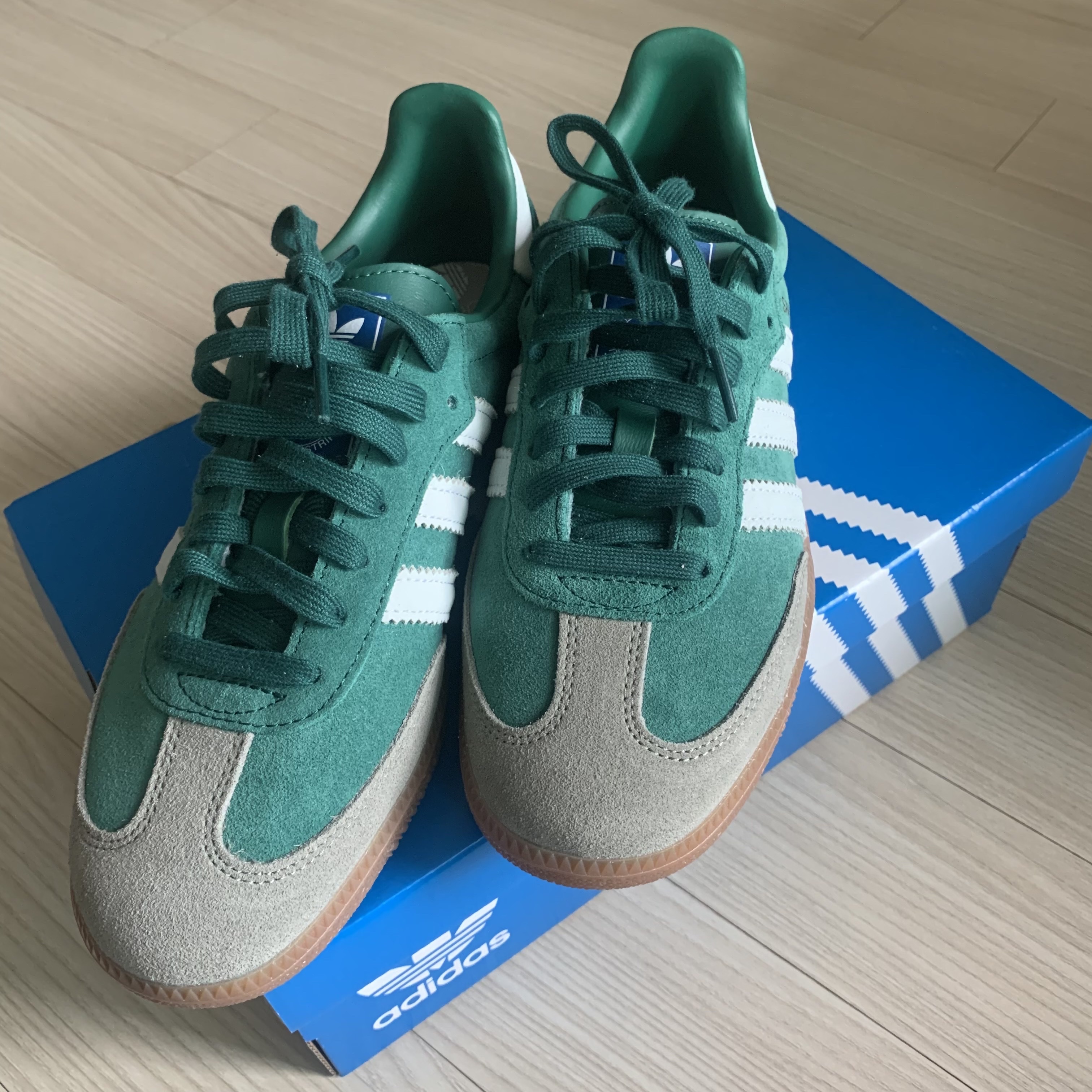 Adidas Samba OG Collegiate Green 착용 스타일 - 2