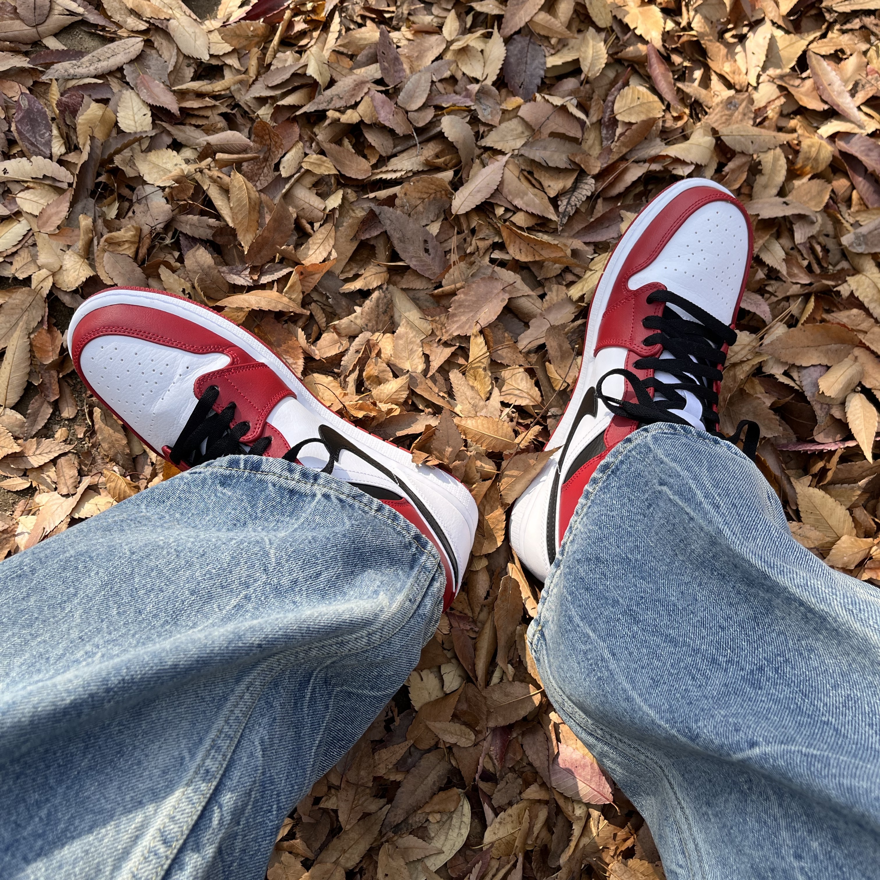 Jordan 1 Mid Chicago 2020 착용 스타일 - 2