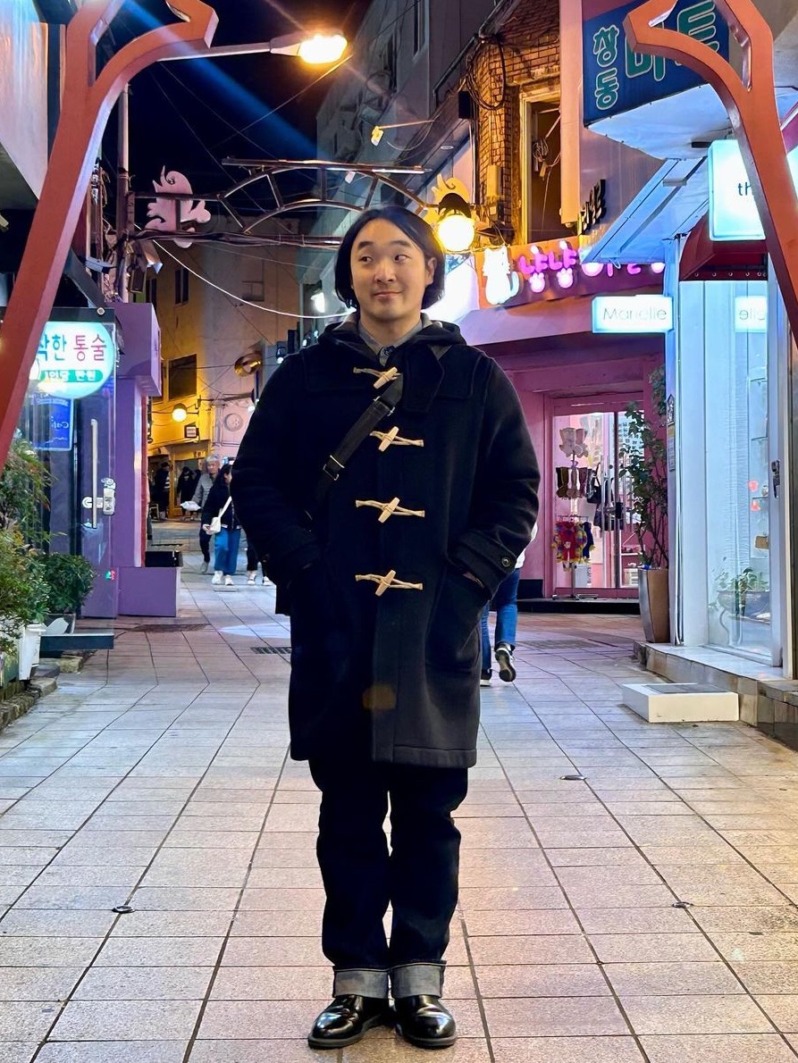 London Tradition Mens Erica Duffle Coat Navy SBB 130 착용 스타일 - 3