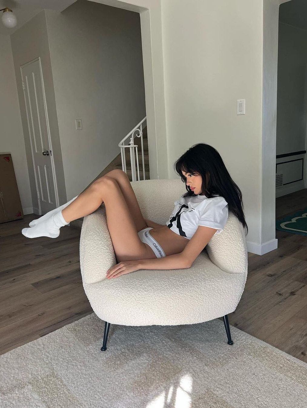 (W) Palace x CK1 Bikini Light Grey Heather - 22SS, (W) Palace x CK1 Bikini Black - 22SS 착용 스타일 - 2