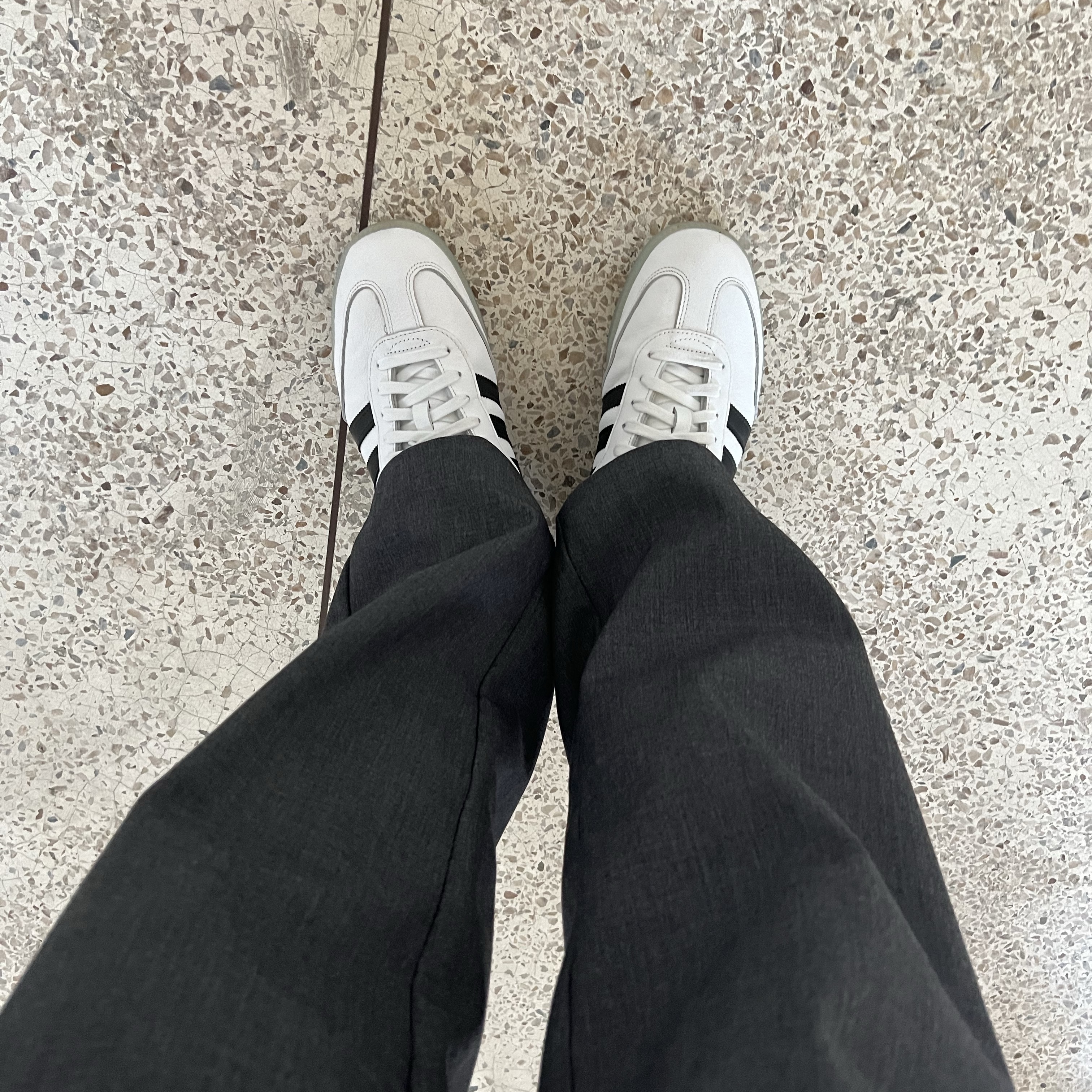 Adidas x Dill Samba White Black 착용 스타일