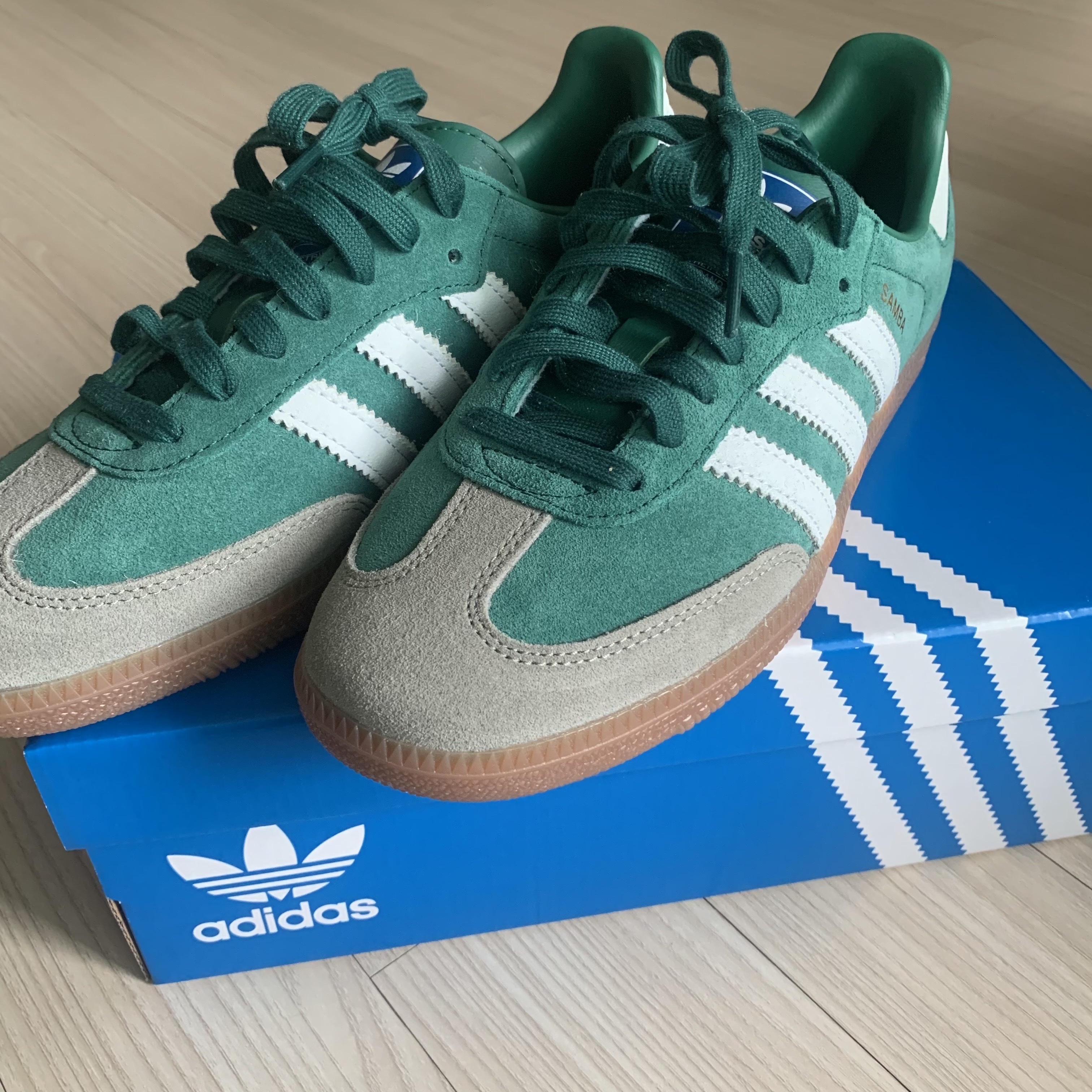 Adidas Samba OG Collegiate Green 착용 스타일 - 1