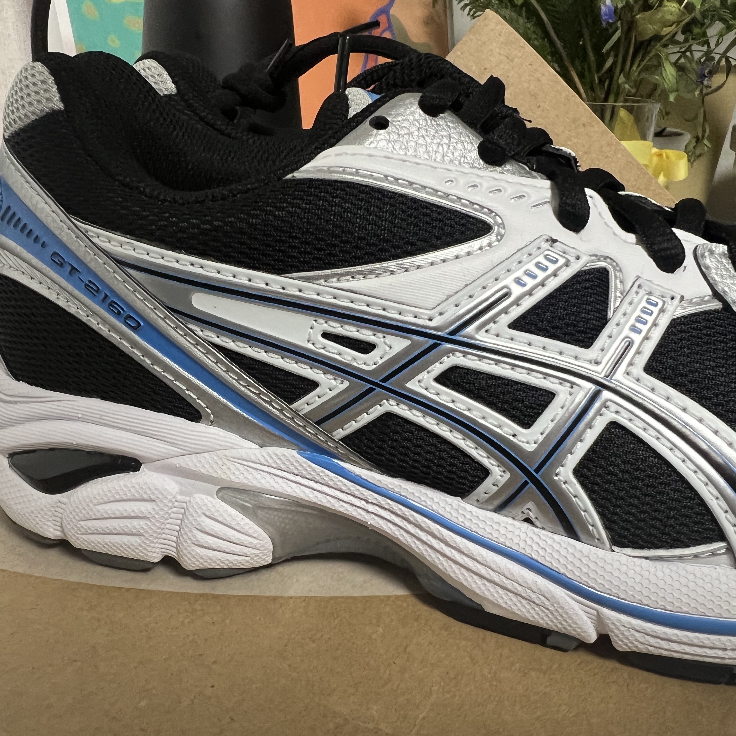 Asics GT-2160 Black Pure Silver 착용 스타일 - 3