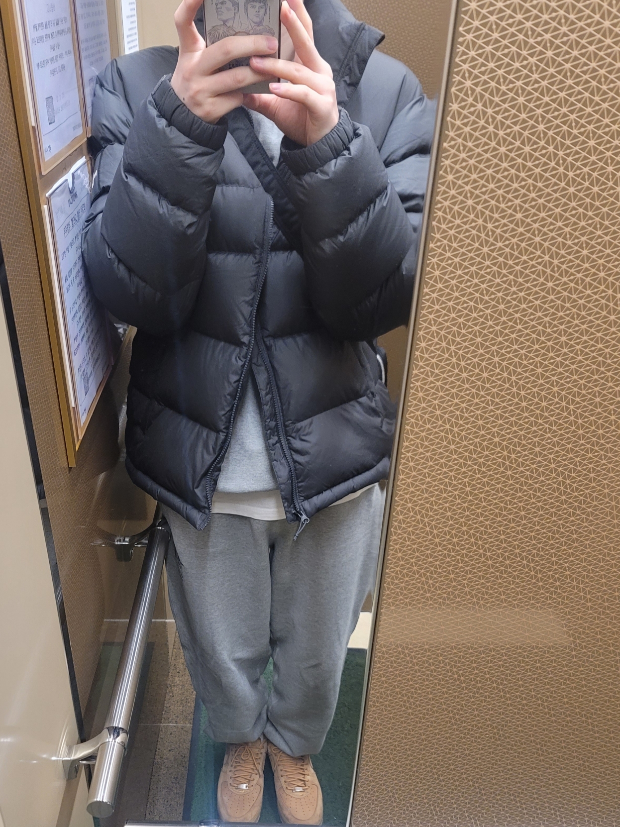 Nike x Stussy NRG ZR Fleece Pants Heather Grey - US/EU, Nike x Stussy NRG ZR Fleece Crewneck Heather Grey - US/EU 착용 스타일