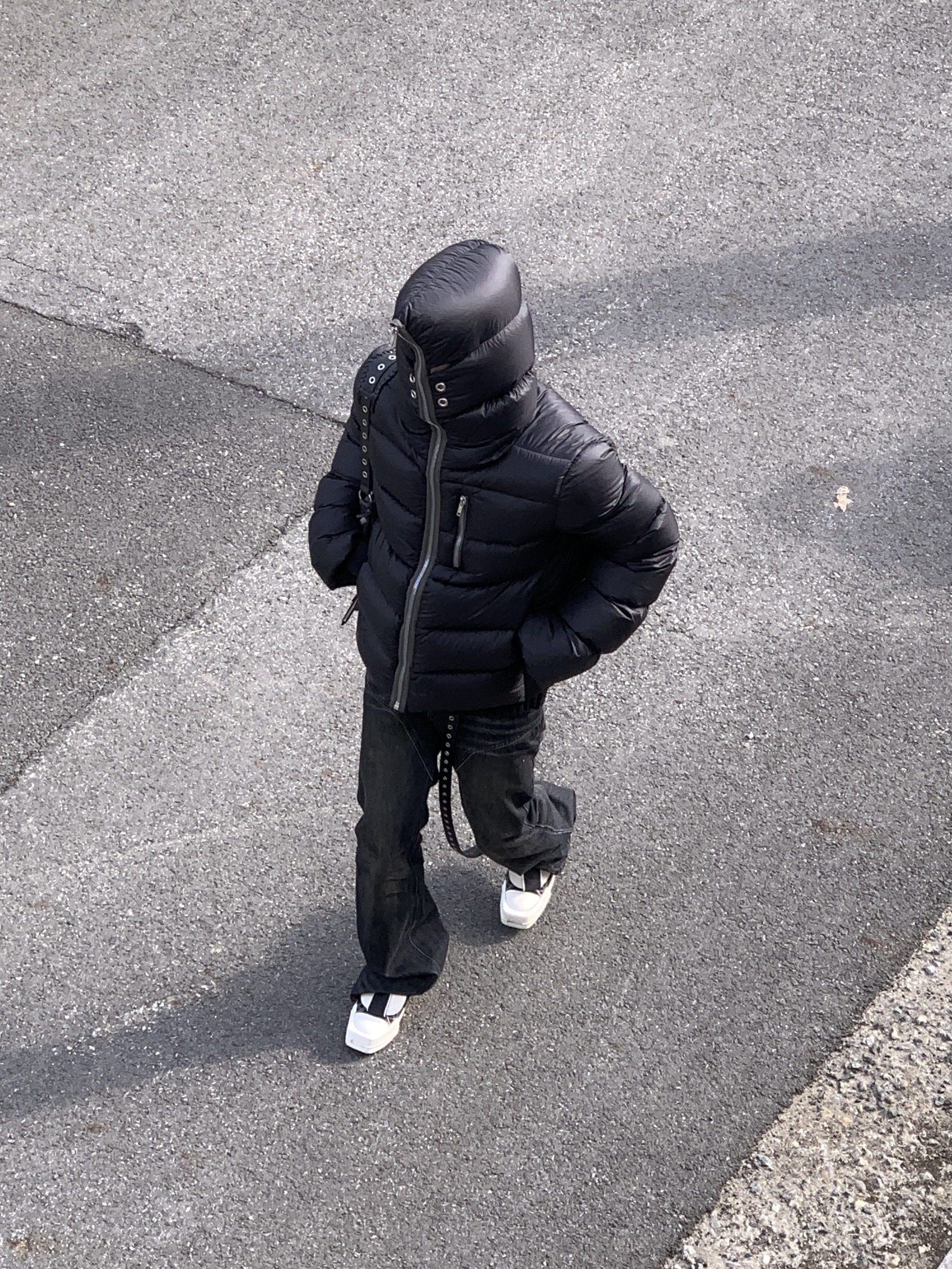 Project G/R BDSM Belt Black, Converse x Drkshdw Turbodrk Chuck 70 Hi Black 착용 스타일 - 7