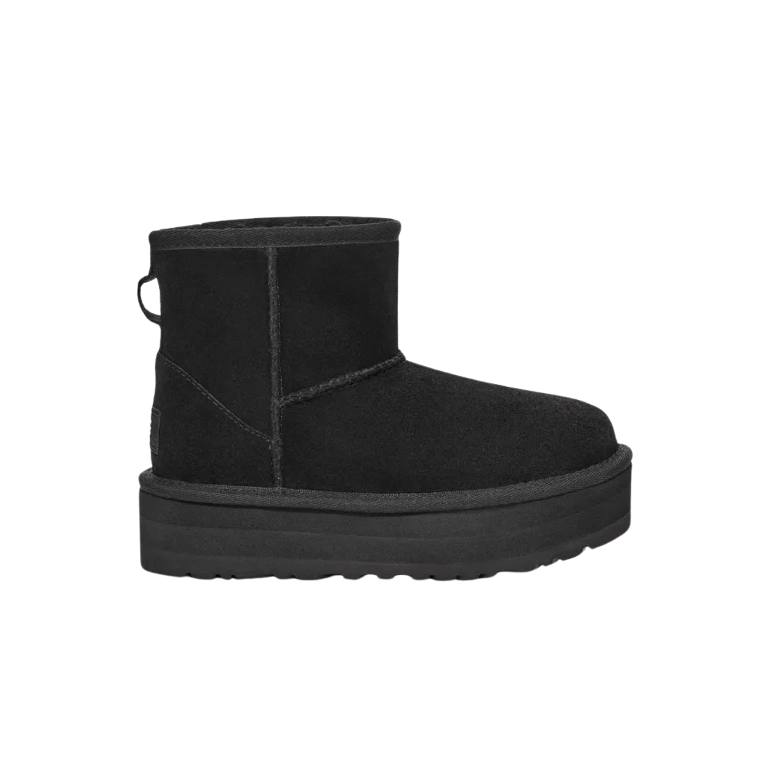 (키즈) 어그 클래식 미니 플랫폼 블랙((Kids) UGG Classic Mini Platform Black)