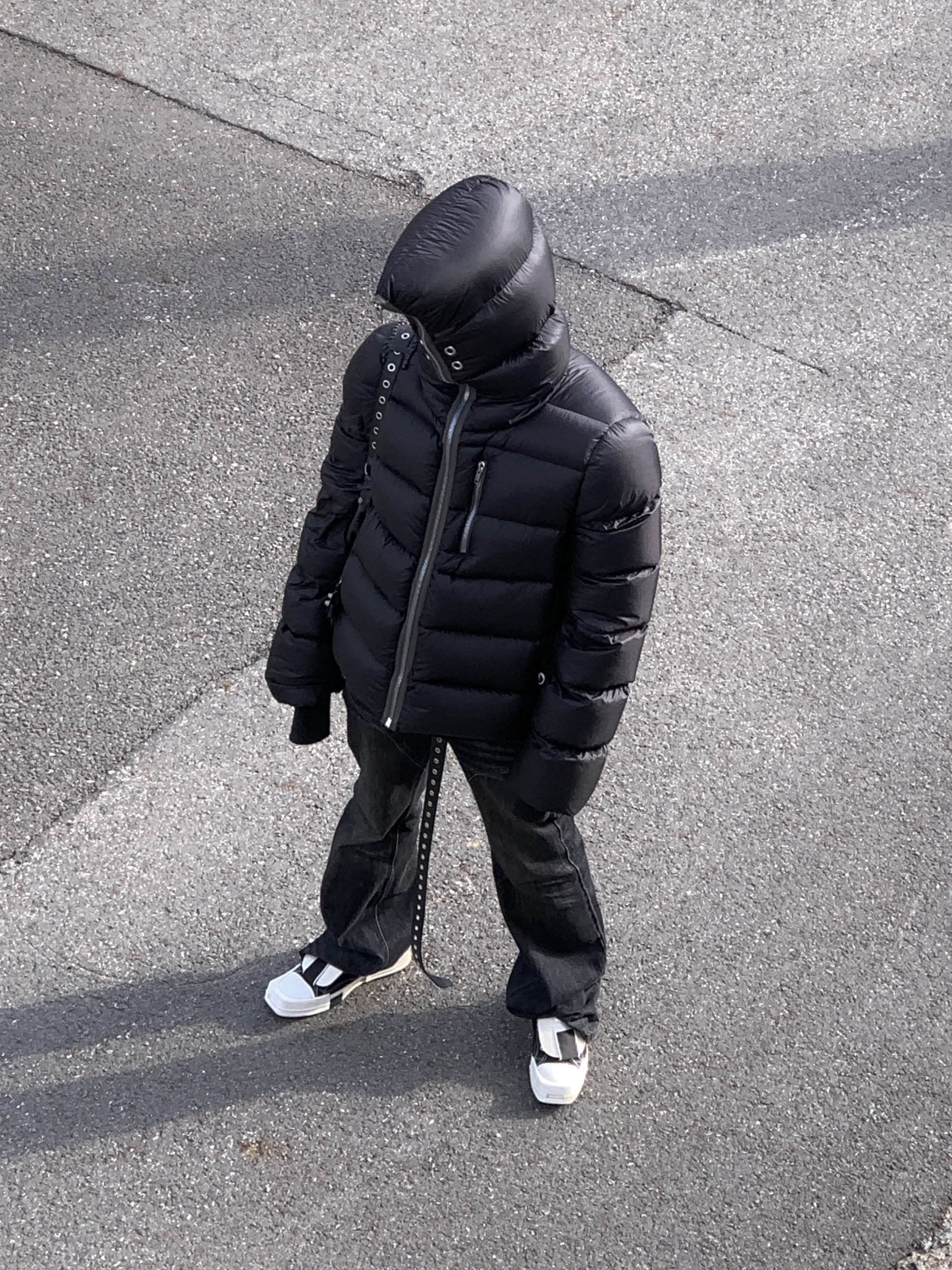 Project G/R BDSM Belt Black, Converse x Drkshdw Turbodrk Chuck 70 Hi Black 착용 스타일 - 2