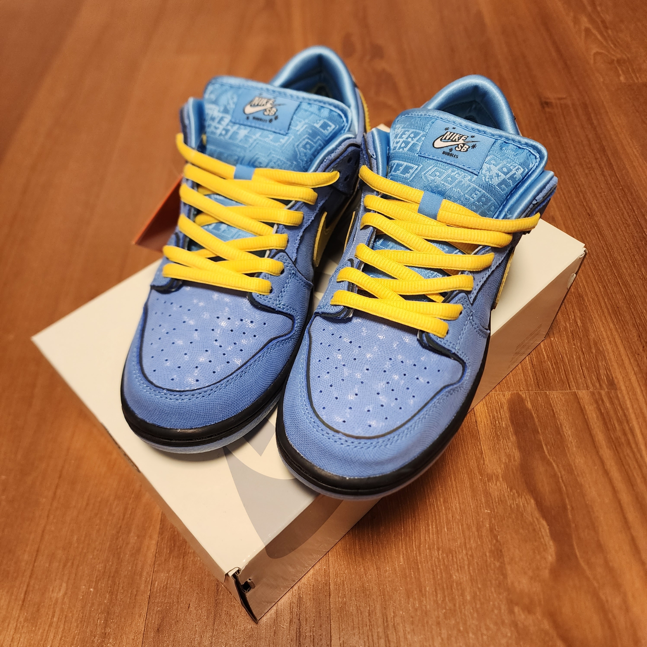 Nike x The Powerpuff Girls SB Dunk Low Pro QS Bubbles 착용 스타일 - 3