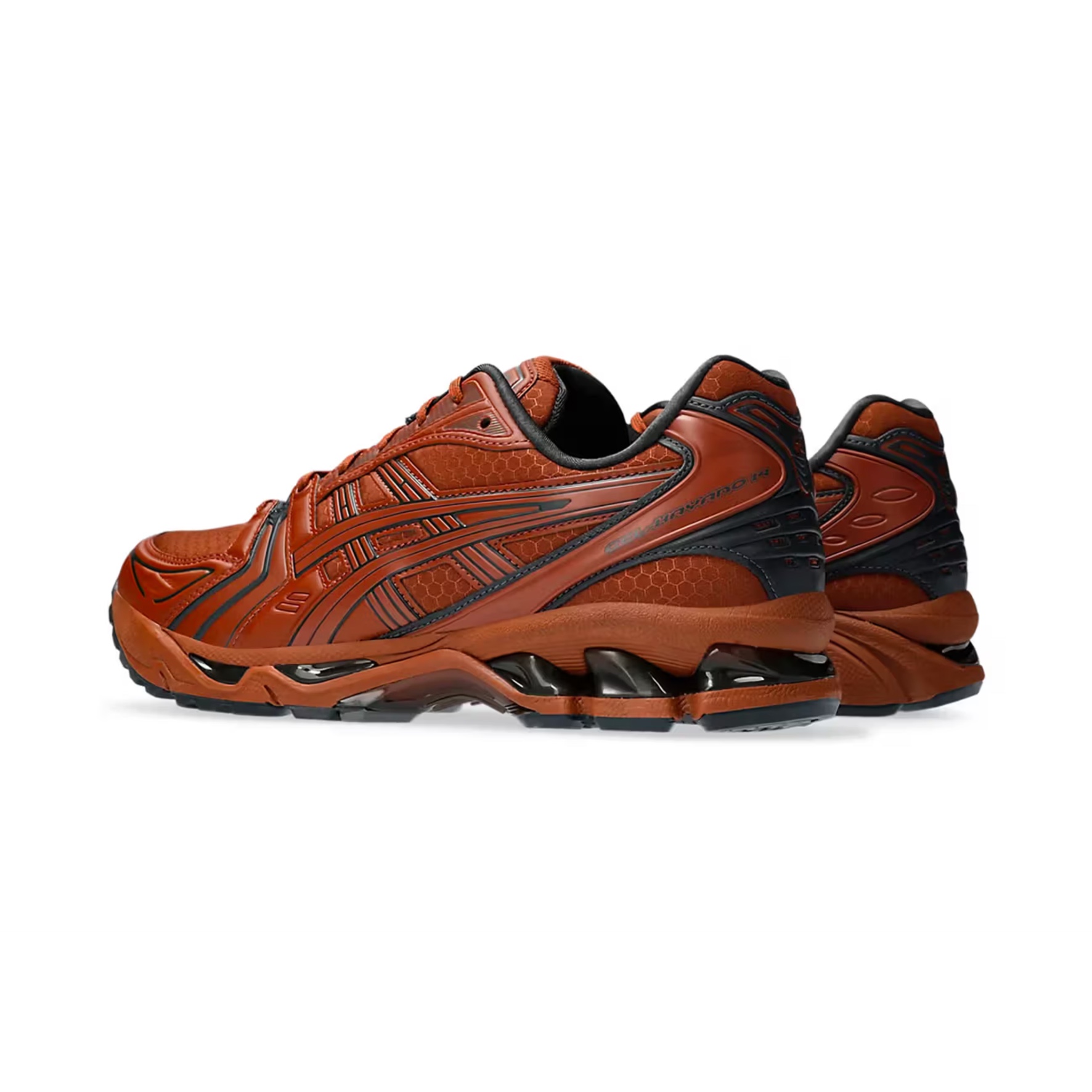 Asics Gel-Kayano 14 Earthenware Pack Rusty Brown Graphite Grey 착용 스타일 - 3