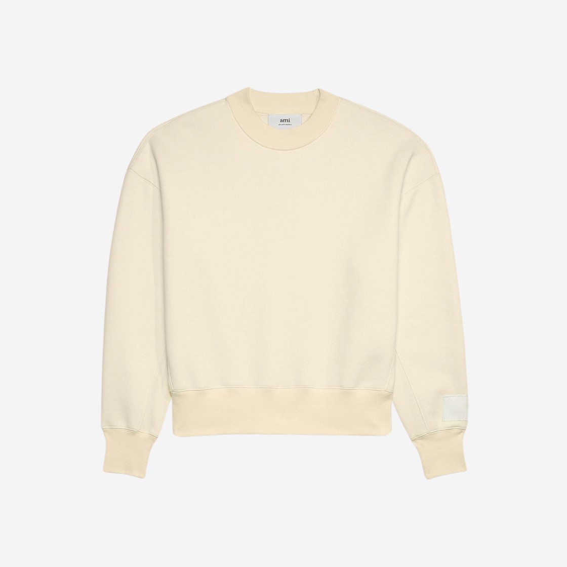 Ami Alexandre Mattiussi Sweatshirts Ivory 상세 이미지 1