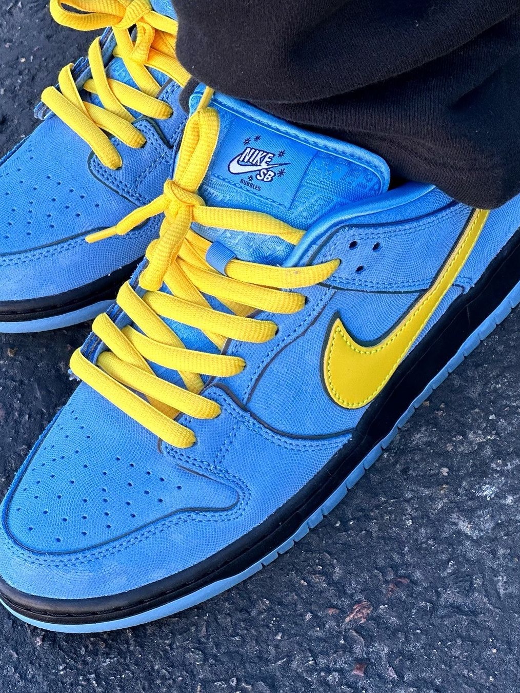 Nike x The Powerpuff Girls SB Dunk Low Pro QS Buttercup, Nike x The Powerpuff Girls SB Dunk Low Pro QS Blossom 착용 스타일 - 4