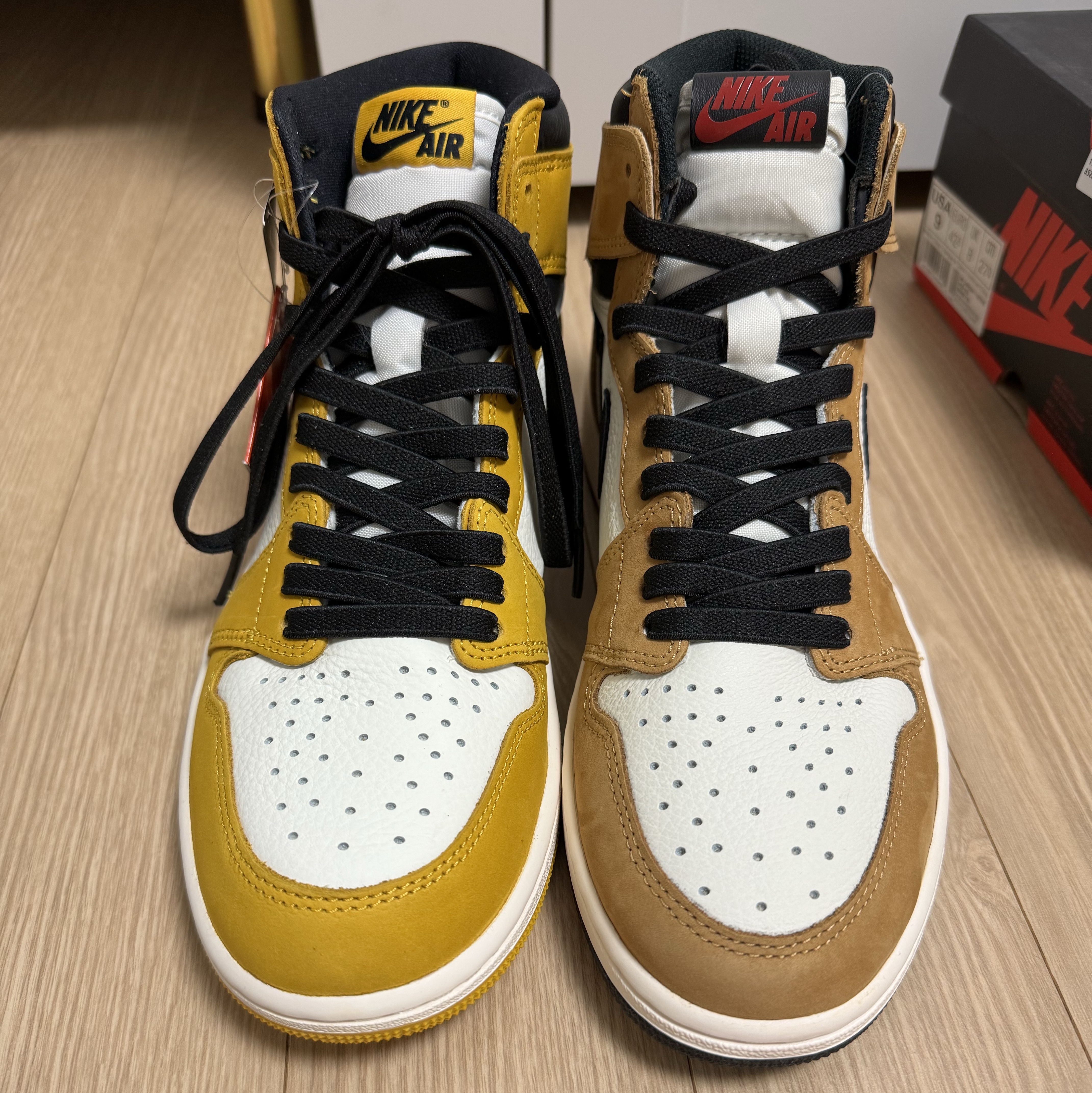 Jordan 1 Retro High OG Yellow Ochre, Jordan 1 Retro High Rookie of the Year 착용 스타일 - 2
