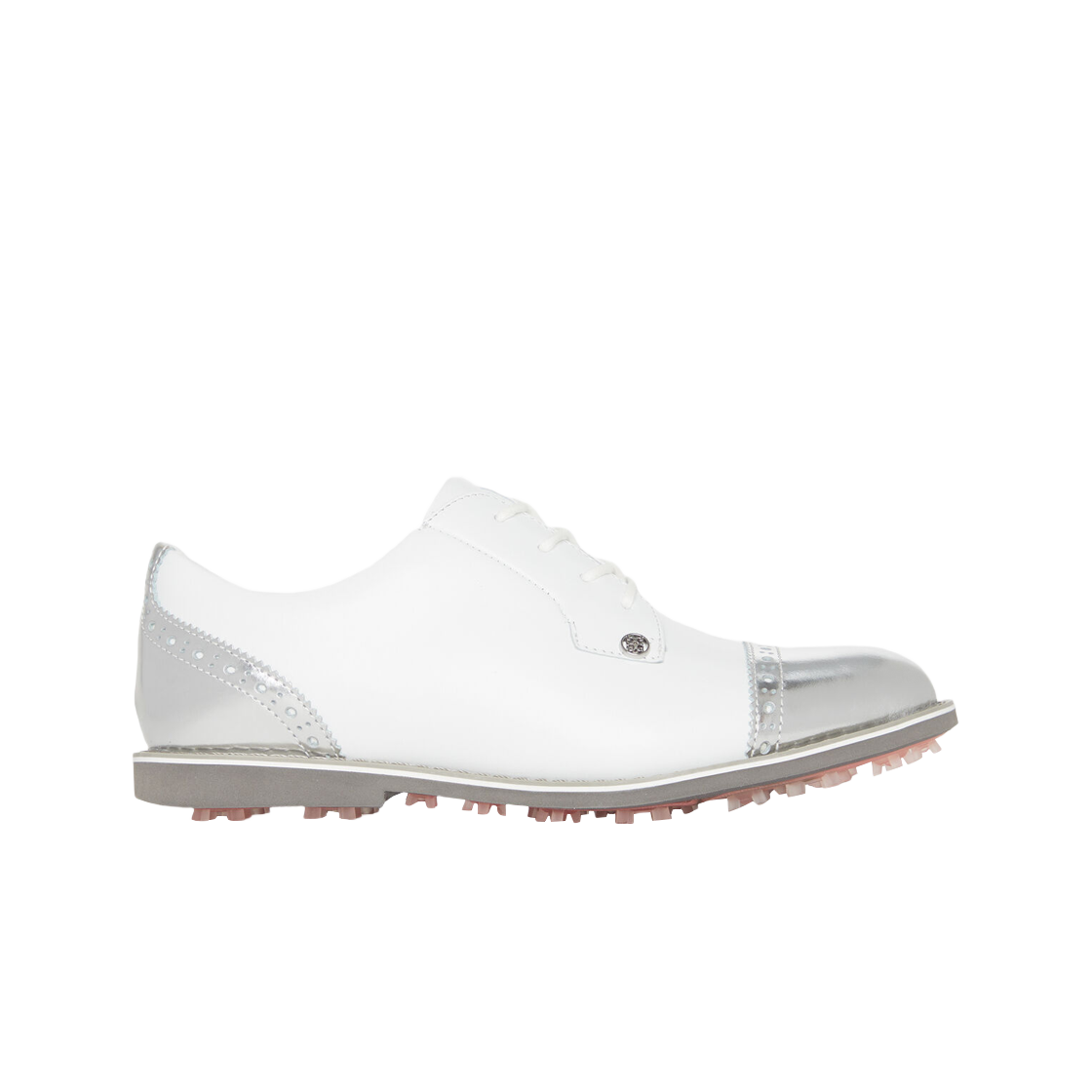 (W) 지포어 갤리밴터 레더 캡 토 골프 슈즈 스노우((W) G/Fore Gallivanter Leather Cap Toe Golf Shoes Snow)