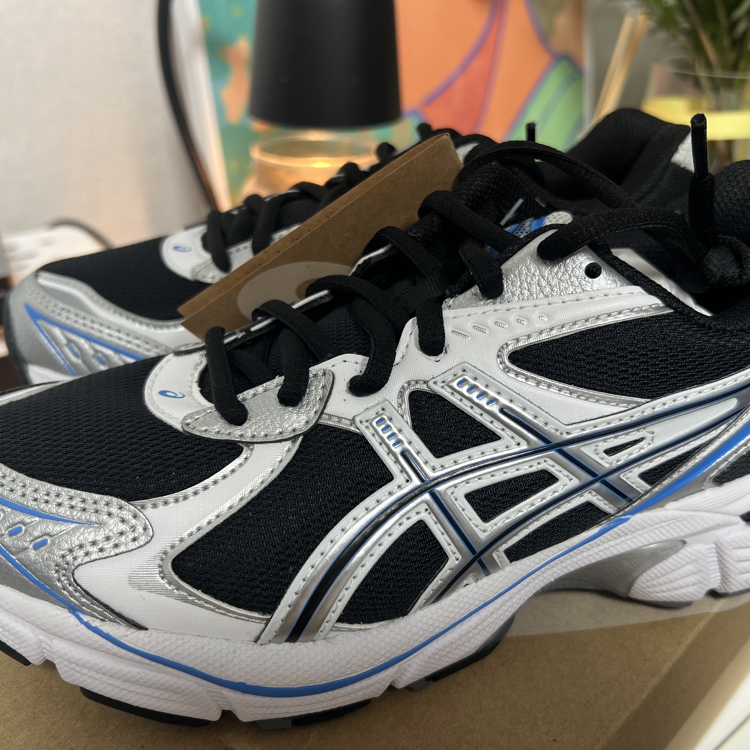 Asics GT-2160 Black Pure Silver 착용 스타일 - 1
