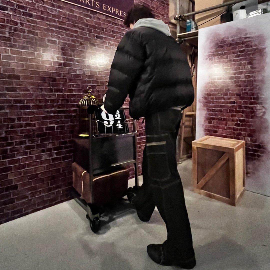 The North Face 1996 Retro Nuptse Down Jacket TNF Black, Asics x Andersson Bell Gel-1090 Black Silver 착용 스타일 - 2