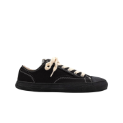 Maison Mihara Yasuhiro General Scale Past Sole 6-Hole Canvas Low-top Sneakers Black Black