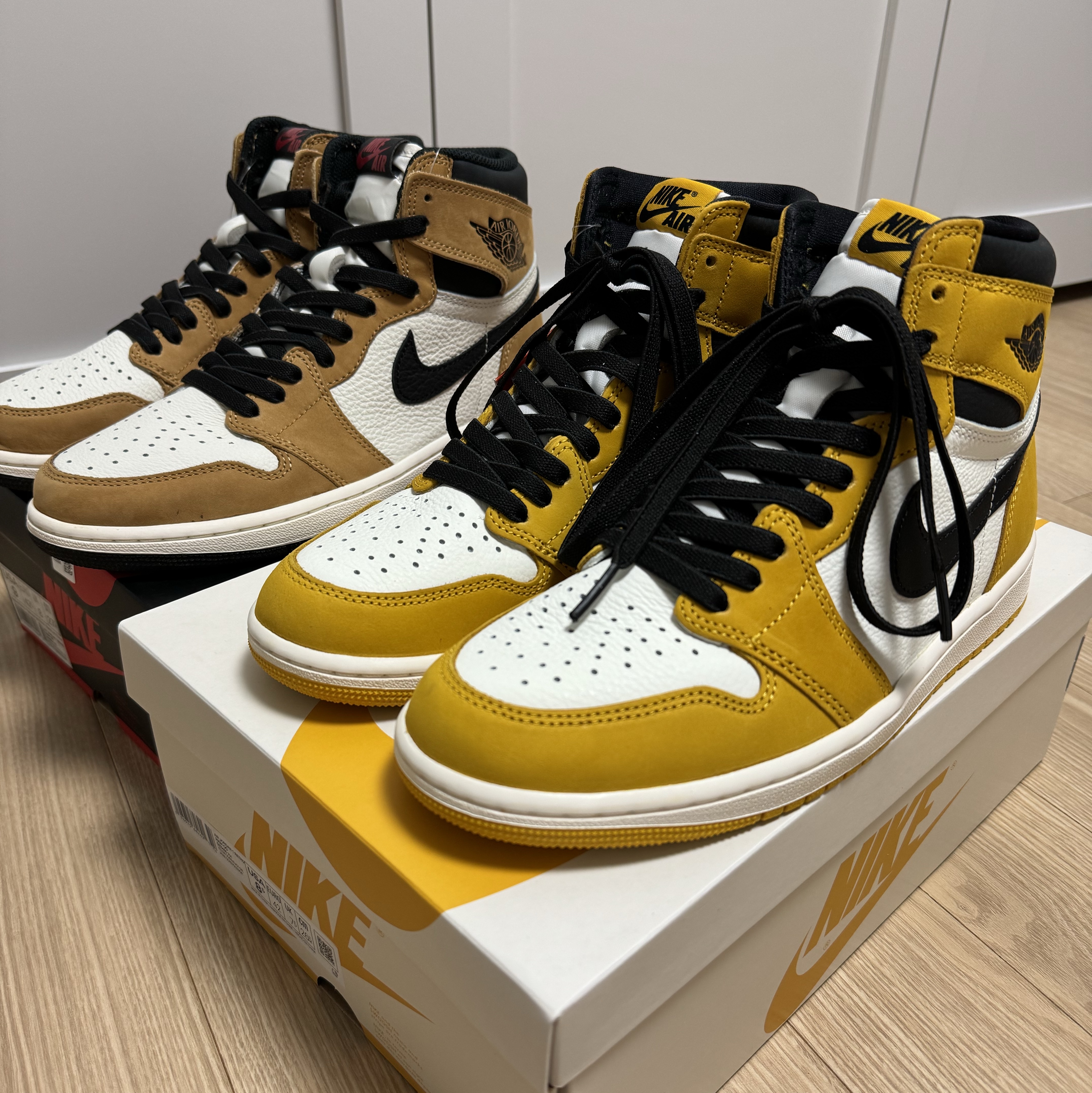 Jordan 1 Retro High OG Yellow Ochre, Jordan 1 Retro High Rookie of the Year 착용 스타일 - 1
