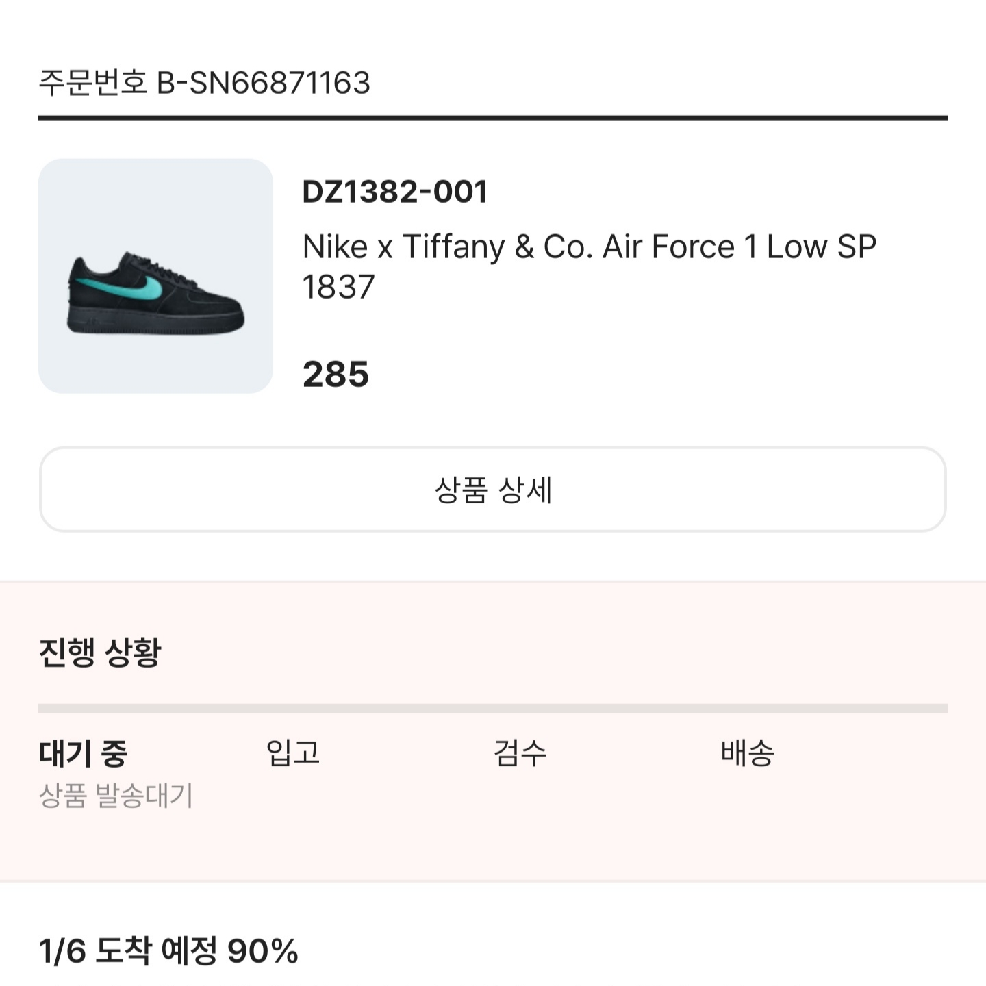 Nike x Tiffany & Co. Air Force 1 Low SP 1837 착용 스타일